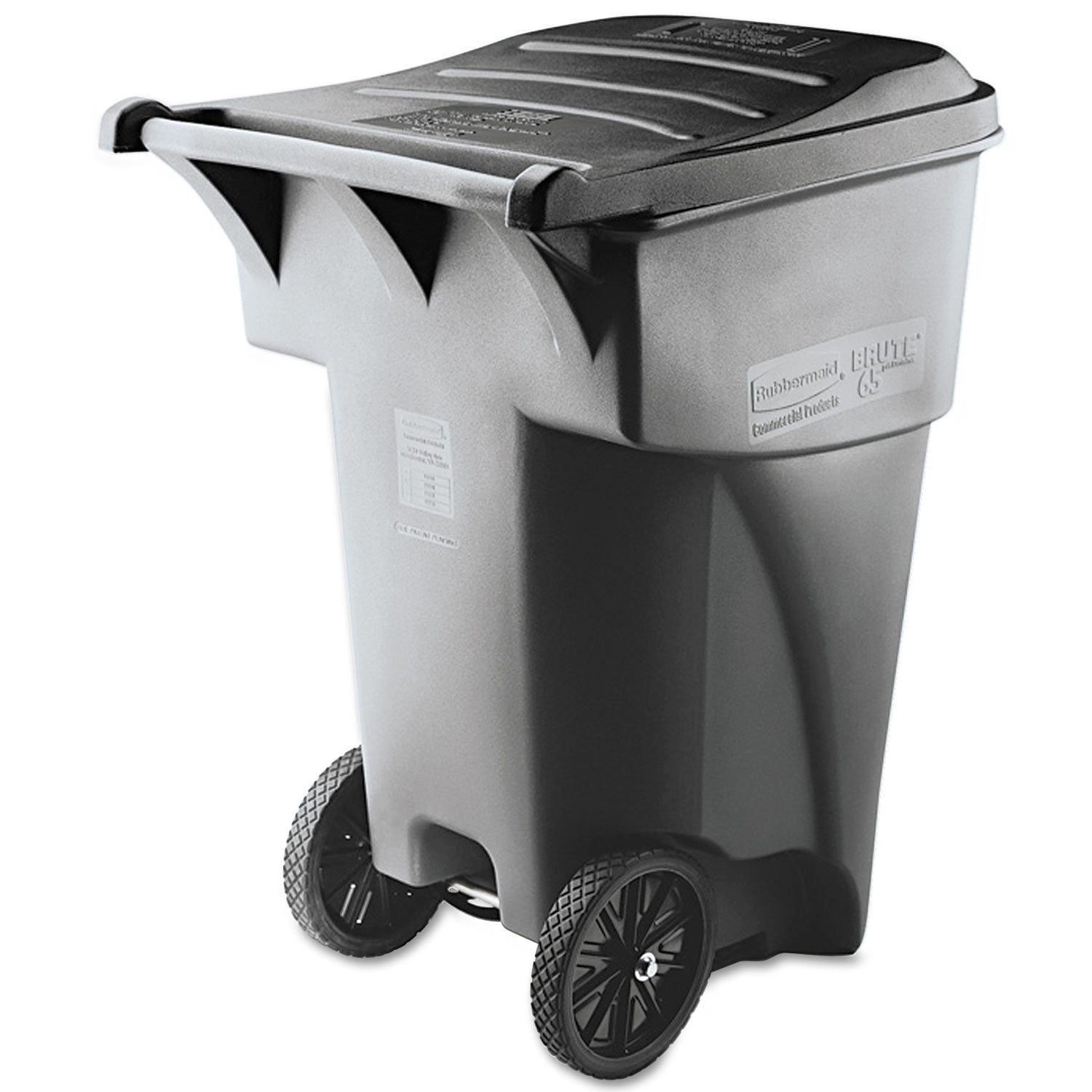 Brute Roll-Out Container | 95 gal, Gray