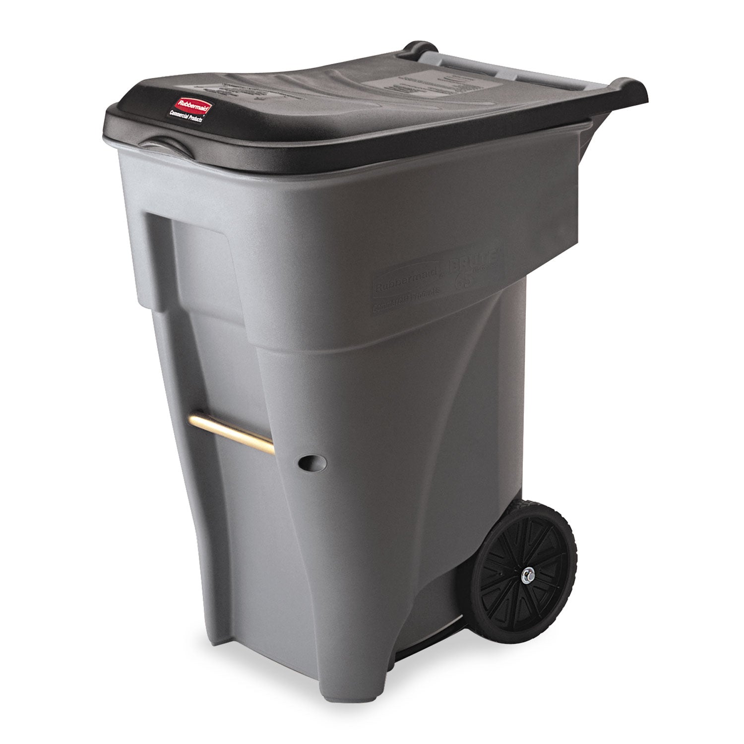 Brute Roll-Out Container | 65 gal, Gray