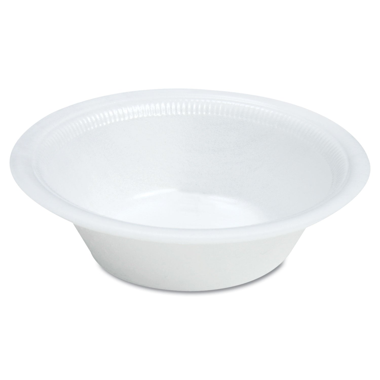 Dart® Quiet Classic Laminated Foam Dinnerware, Bowl, 12 Oz, White, 125/pack