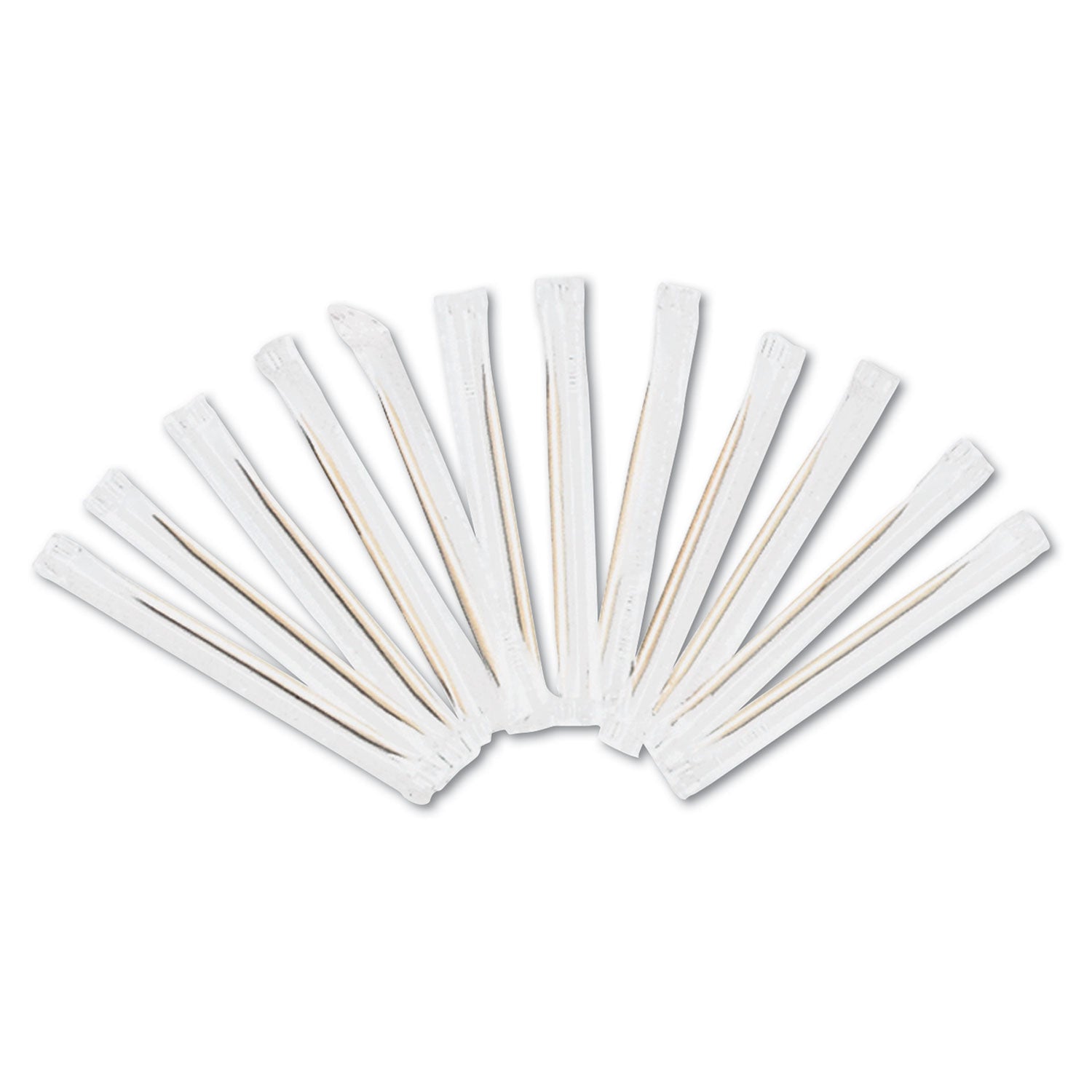 Cello-Wrapped Round Wood Toothpicks | 15,000-Count