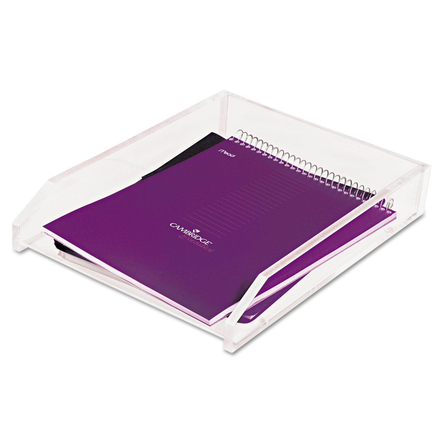 Clear Acrylic Letter Tray | Letter Size Files