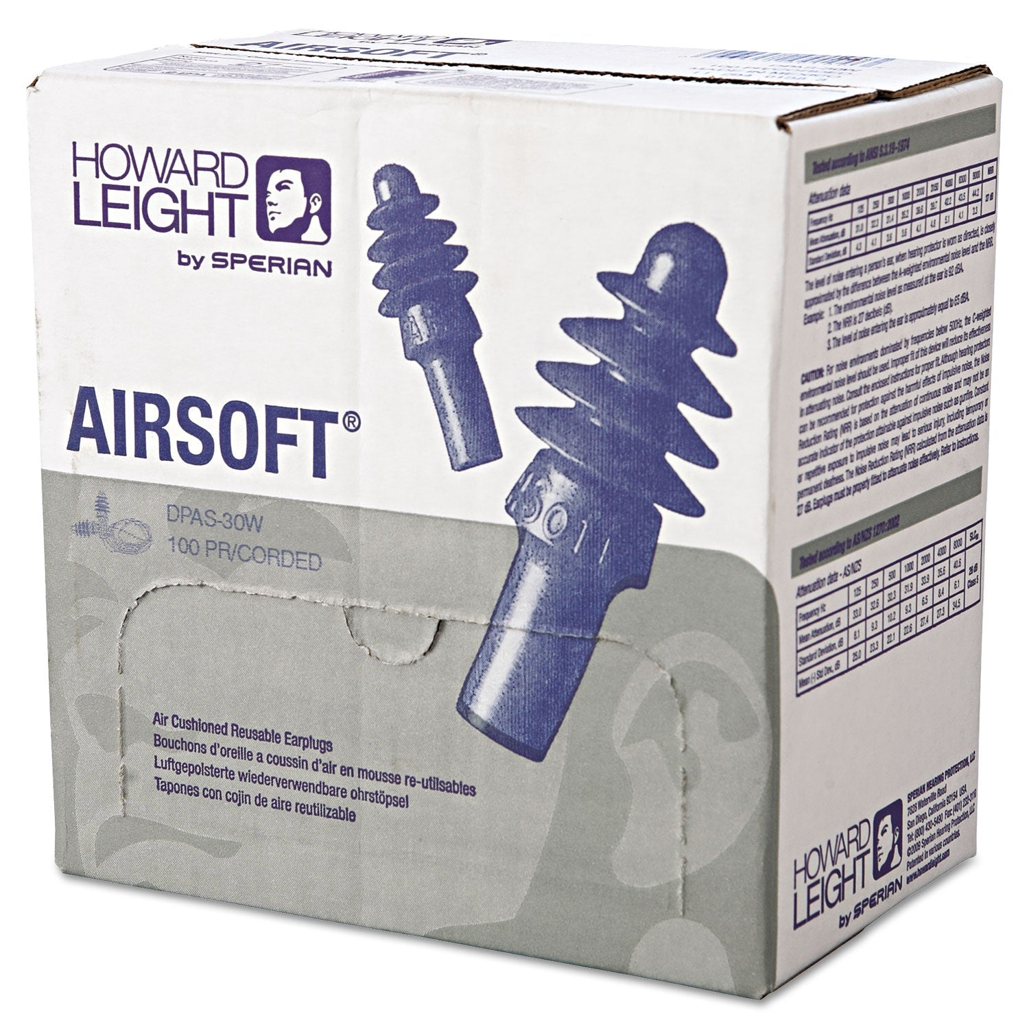 Airsoft Multiple-Use Earplugs | 27 NRR