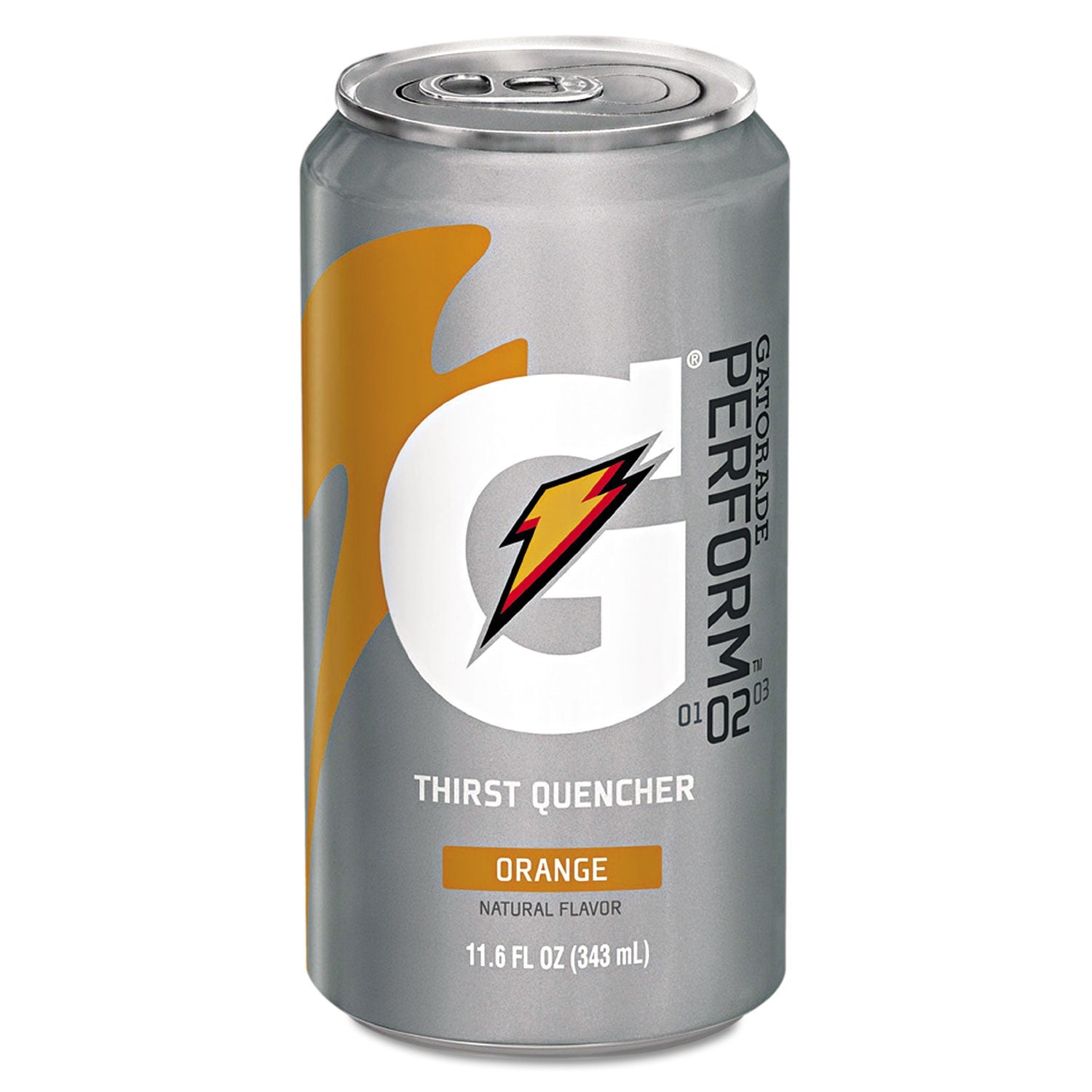 Gatorade® Thirst Quencher Can, Orange, 11.6oz Can, 24/carton