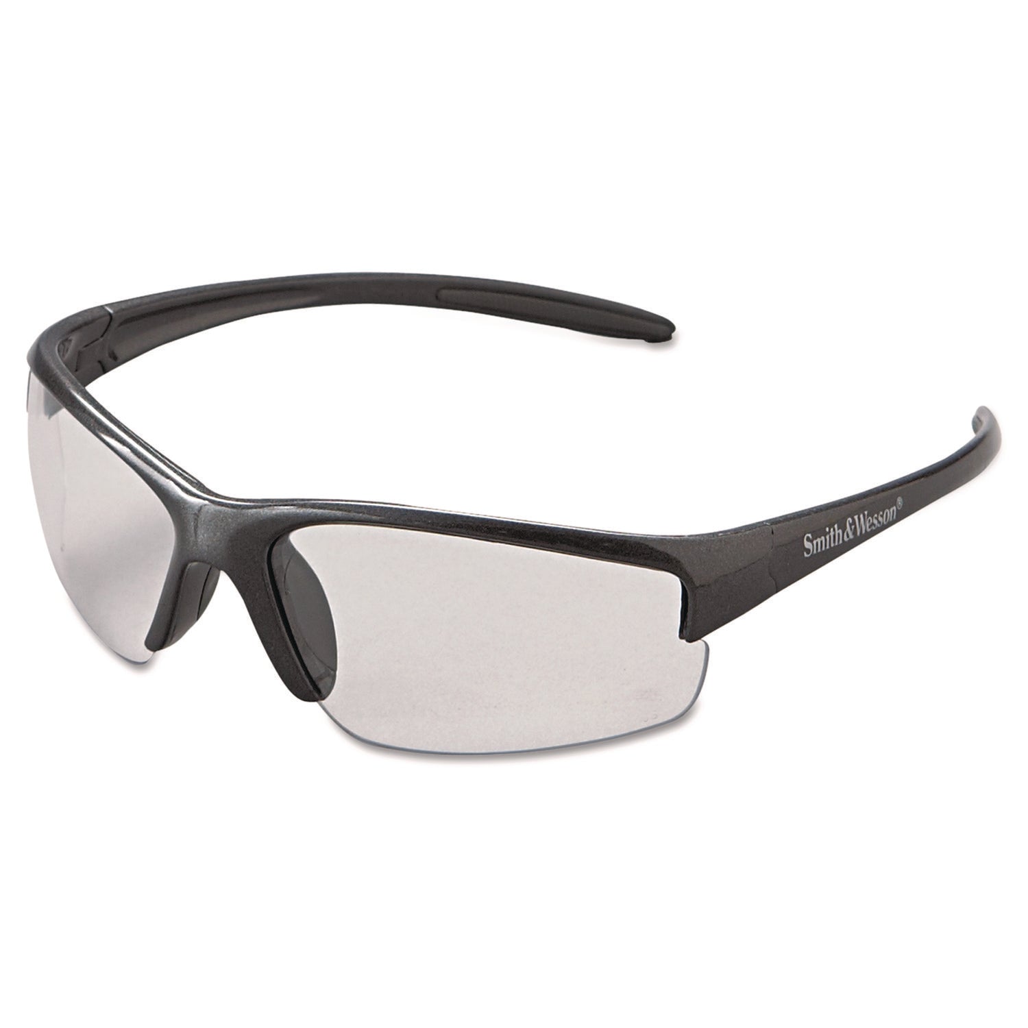 KleenGuard™ Equalizer Safety Glasses, Gunmetal Frame, Clear Anti-Fog Lens - Bloom Skins