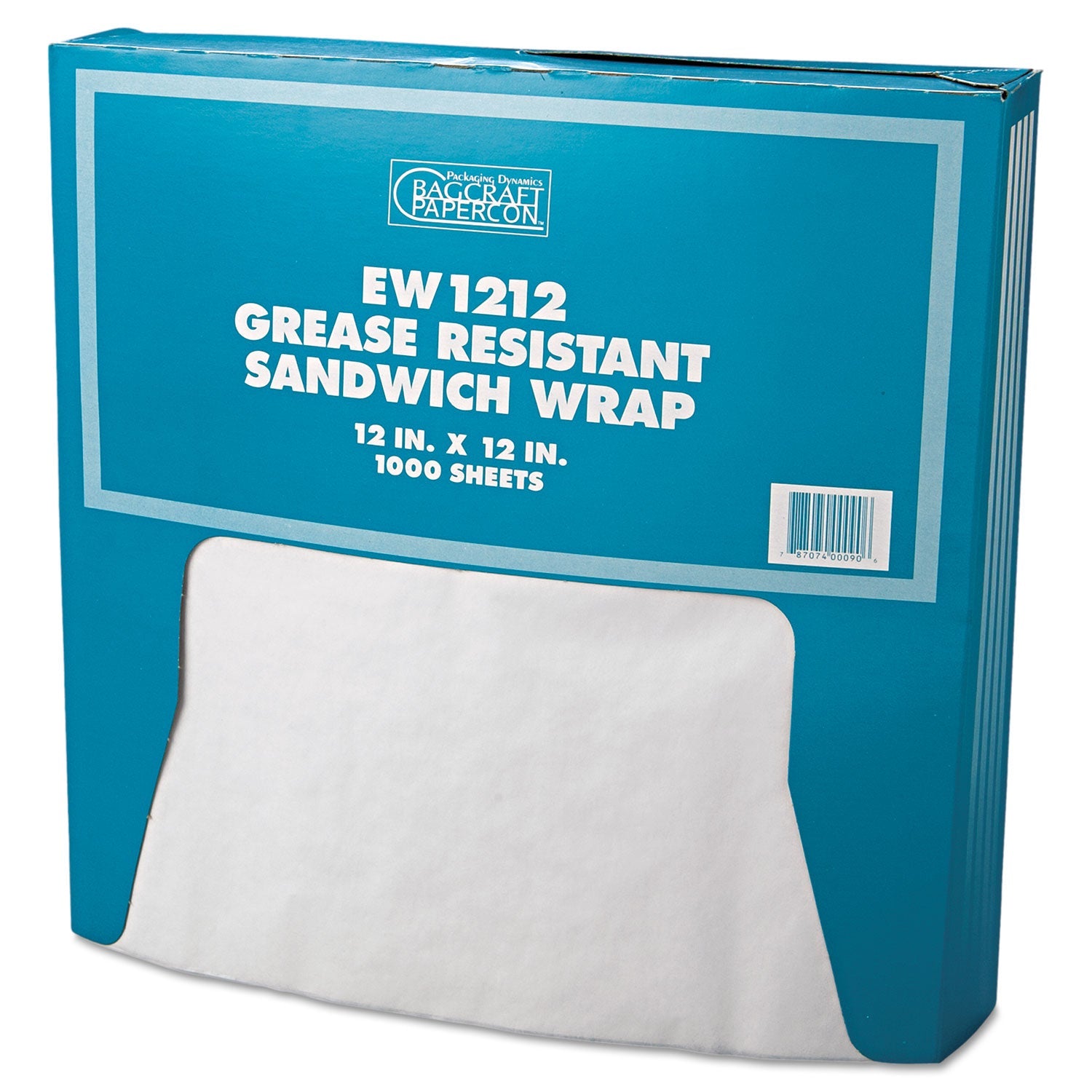 Grease-Resistant Paper Wraps And Liners | 12x12