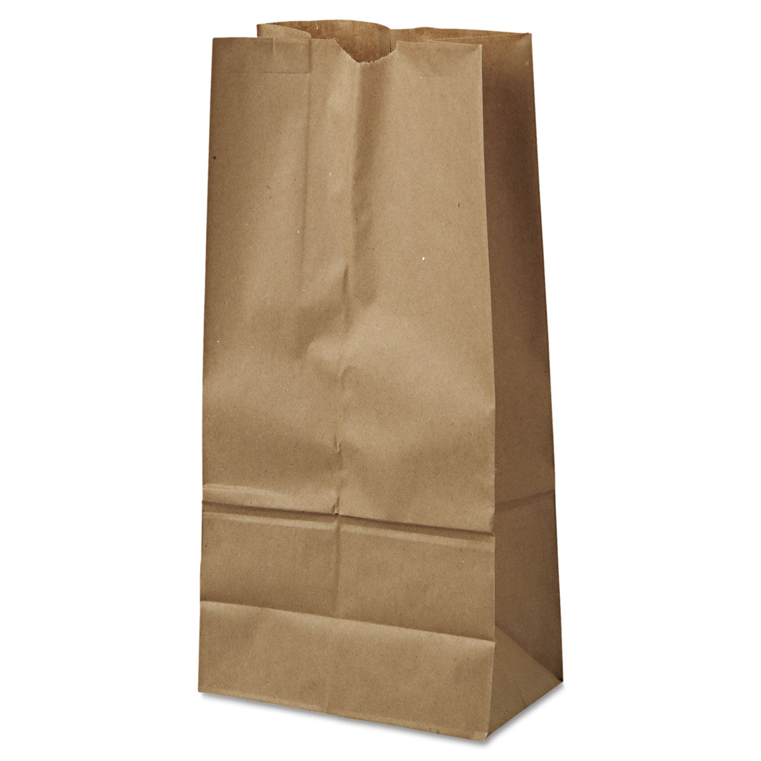 Ross & Wallace Paper Products Grocery Paper Bags, #16 Size, 7.75" x 4.75" x 16", Natural, 500/Bundle