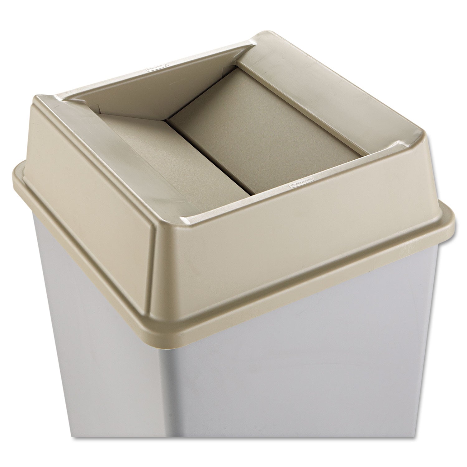 Untouchable Square Swing Top Lid | 20", Beige