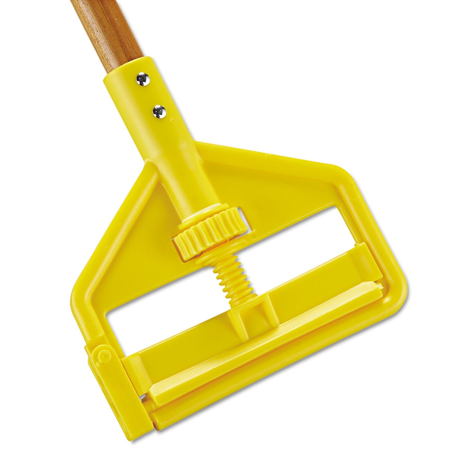 Rubbermaid® Commercial Invader Side-Gate Wood Wet-Mop Handle, 1" dia x 60", Natural, 12/Carton