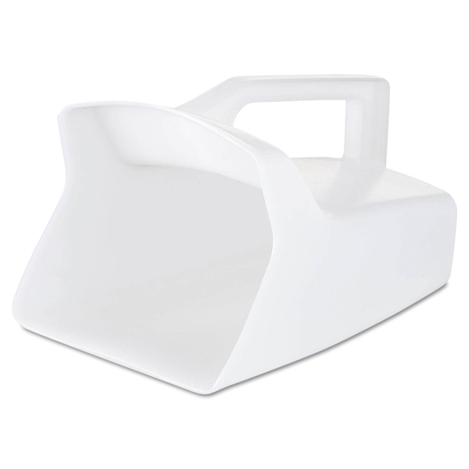 Rubbermaid® Commercial Bouncer Bar/Utility Scoop, 64 oz, Plastic, White
