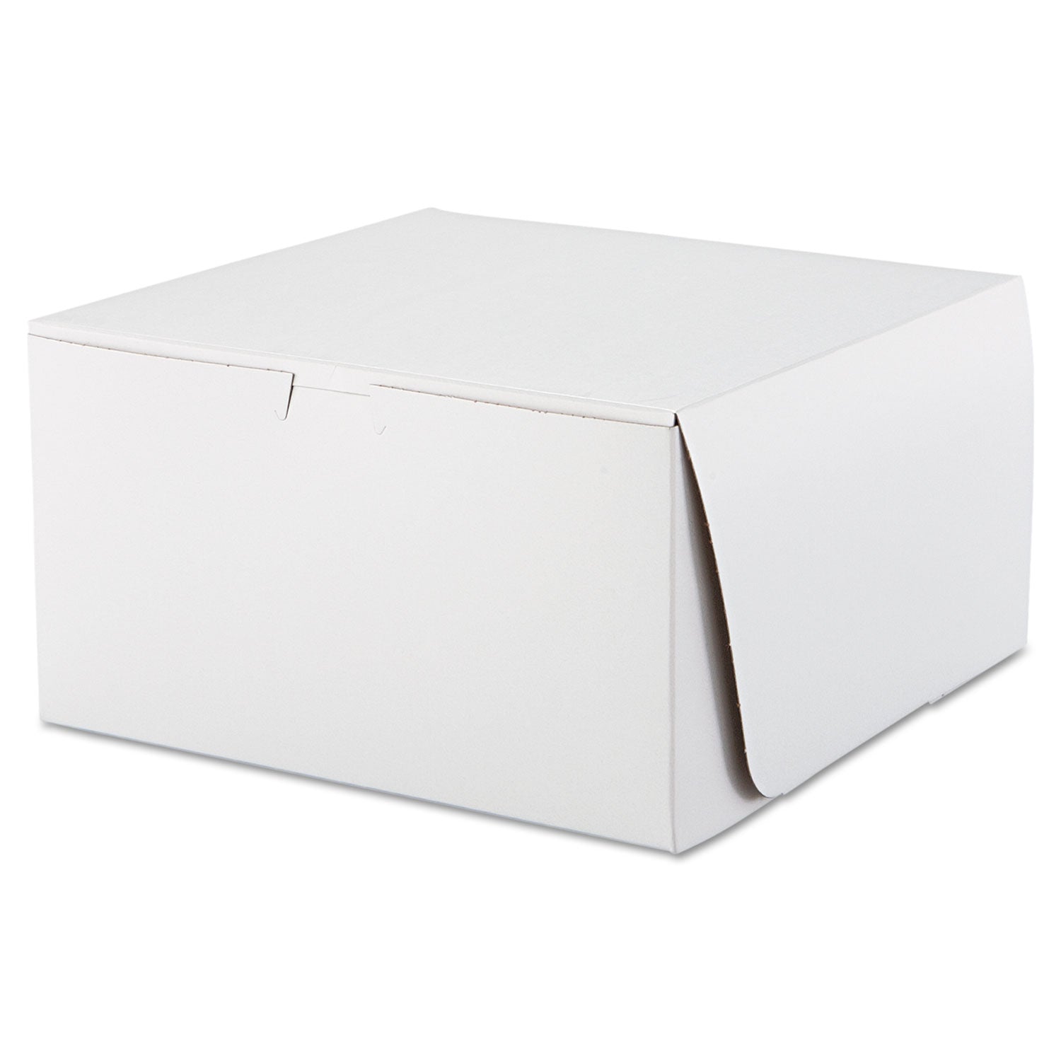 SCT® White One-Piece Non-Window Bakery Boxes, 10 x 10 x 5.5, White, Paper, 100/Carton