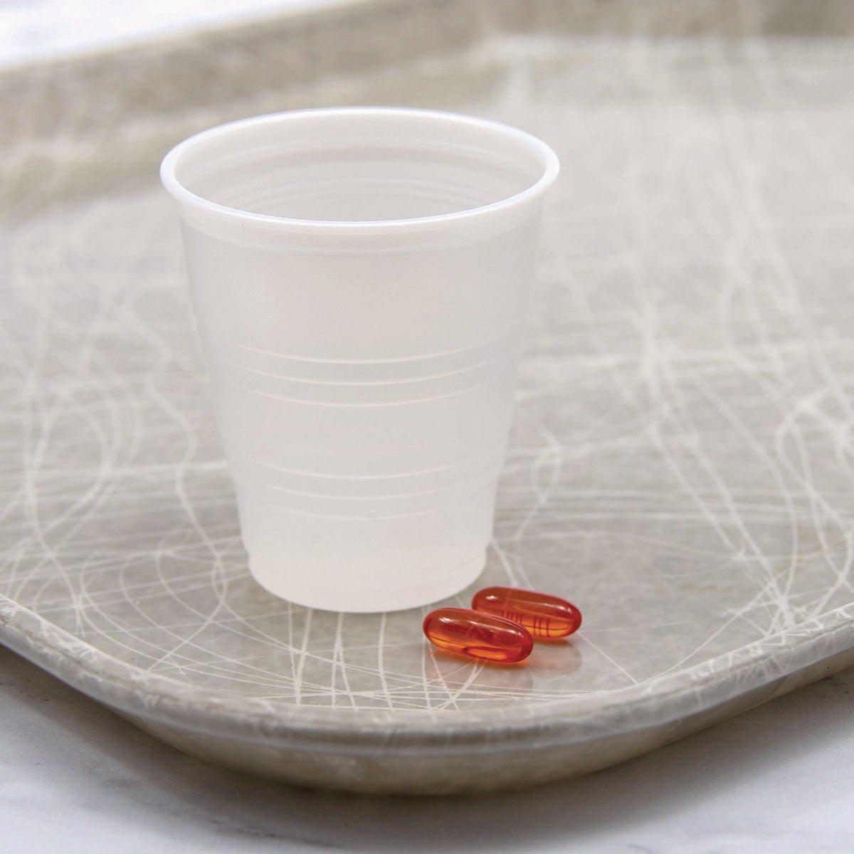 Dart® High-Impact Polystyrene Cold Cups, 5 oz, Plastic, Translucent, 100/Sleeve, 25 Sleeves/Carton