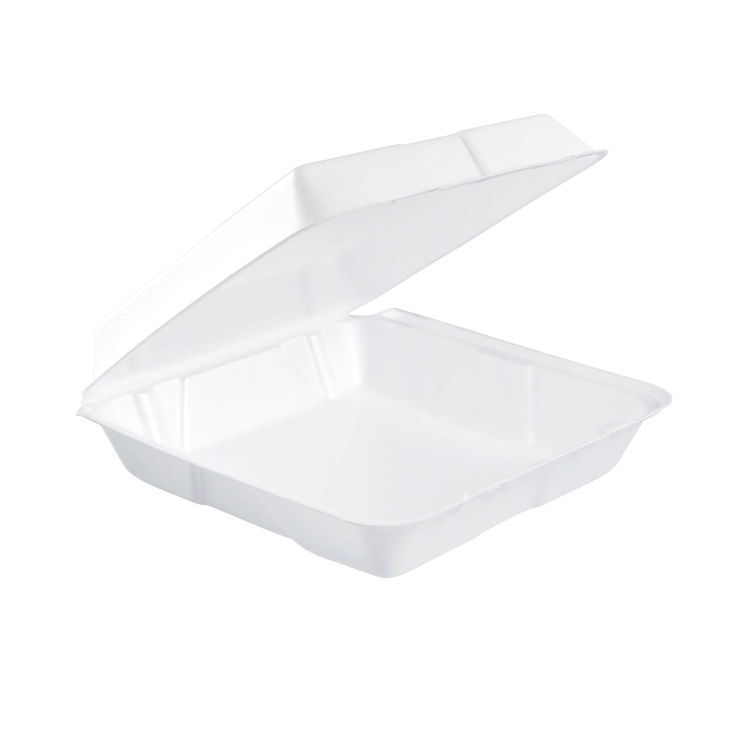 Dart® Foam Hinged Lid Containers, 9.25 X 9.5 X 3, 200/carton