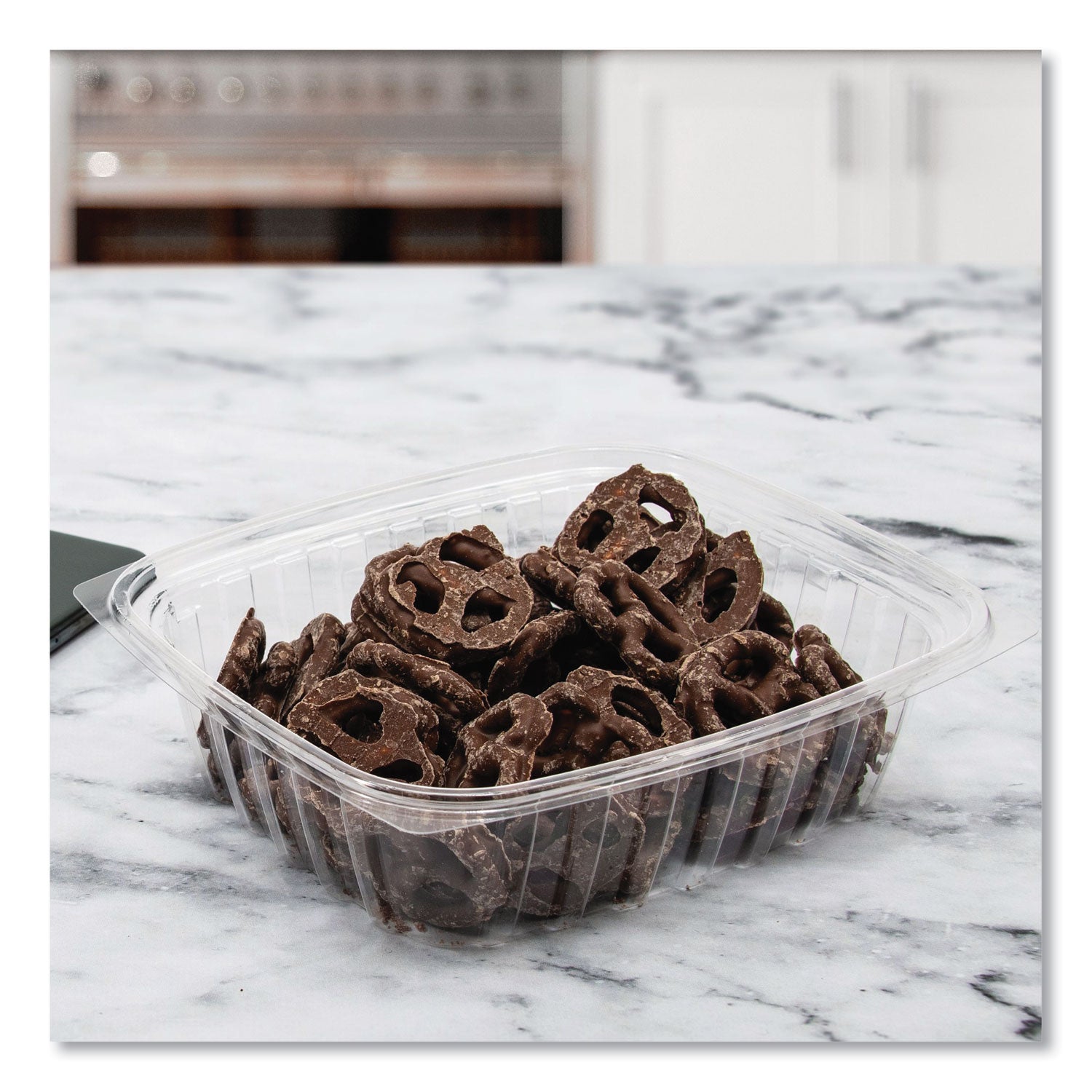 Dart® ClearPac Containers, 24 oz, 6.5 x 7.5 x 2, Clear, Plastic, 63/Pack, 8 Pack/Carton - Bloom Skins