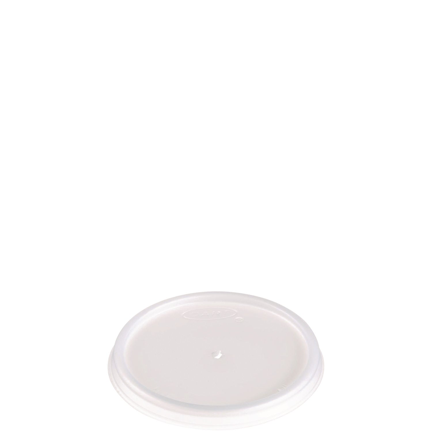 Dart® Plastic Lids, Vented, Fits 4 oz Hot Cups, Translucent, 100/Pack, 10 Packs/Carton