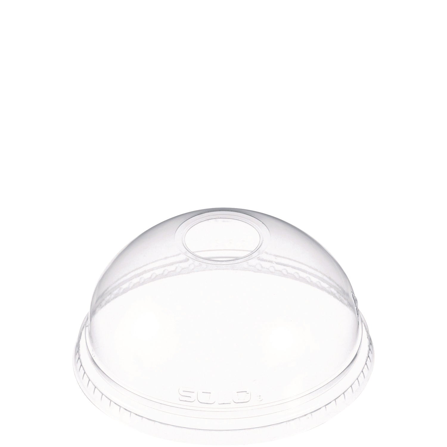 Dart® Ultra Clear Dome Cold Cup Lids, Fits 16 oz to 24 oz Cold Cups, Plastic, Clear, 1,000/Carton