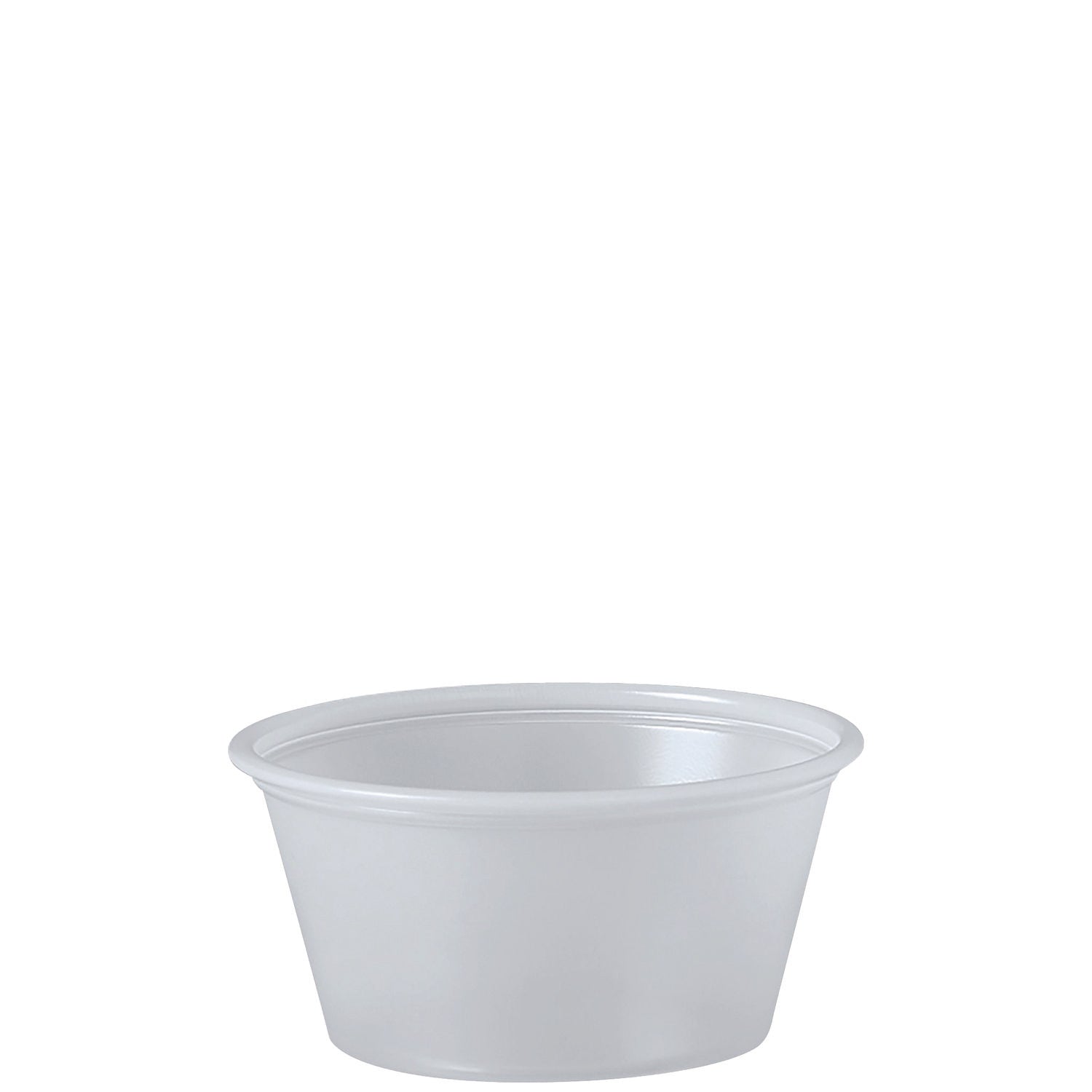 Polystyrene Portion Cups | 2oz, Trans, 2500/Ctn