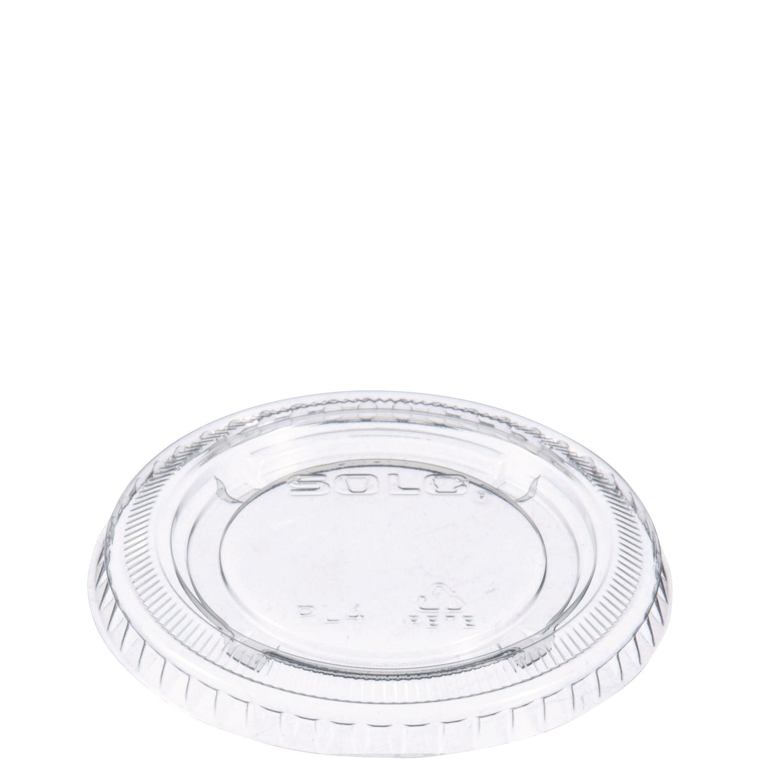 Dart® Portion/Souffle Cup Lids, Fits 3.25 oz to 9 oz Portion Cups, Plastic, Clear, 125/Pack, 20 Packs/Carton