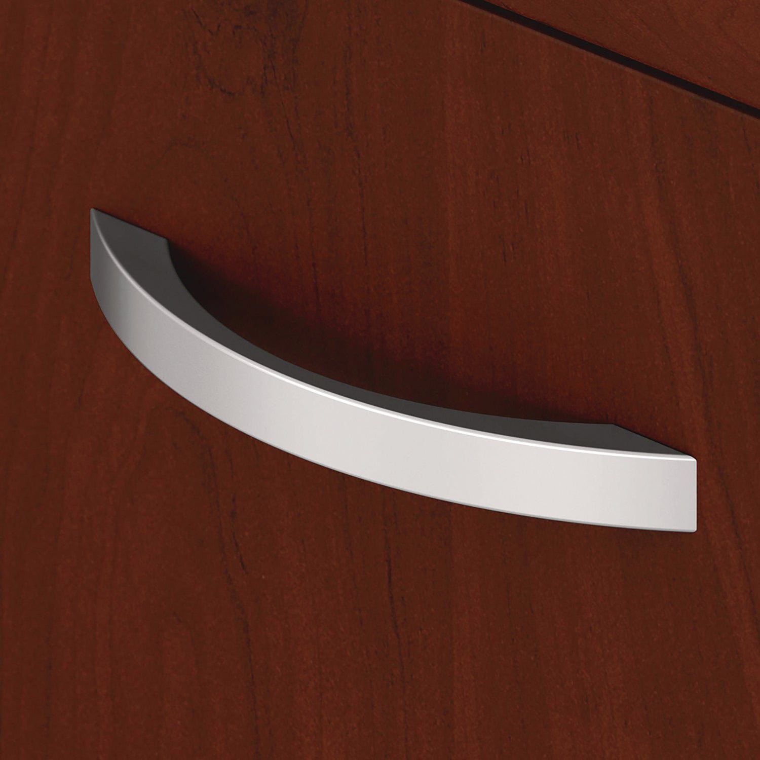 Bush® Series C Mobile Pedestal File, Left/right, 3-Drawers: Box/box/file, Legal/letter/a4/a5, Cherry/gray, 15.75" X 20.25" X 27.88"