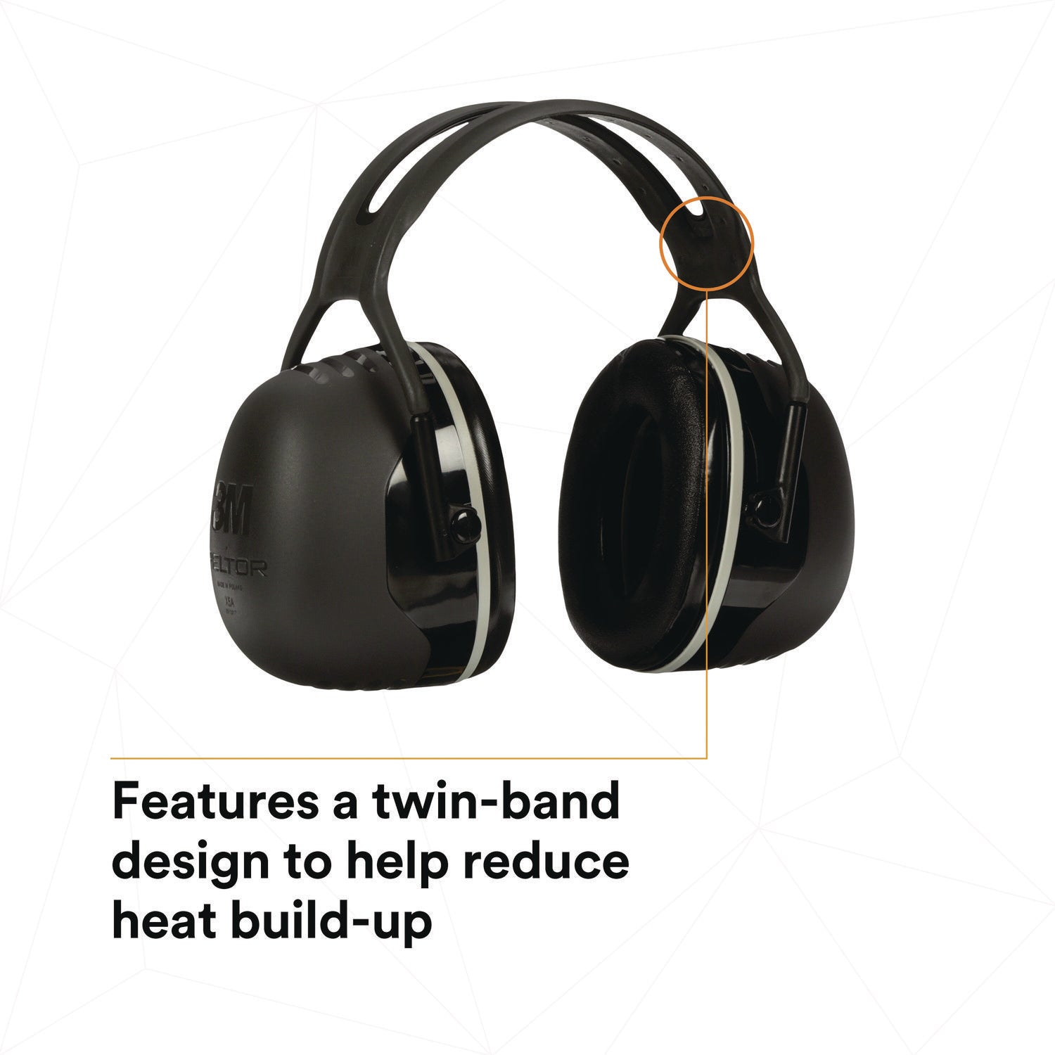 3M™ PELTOR X Series Earmuffs, Model X5A, 31 dB NRR, Black - Bloom Skins