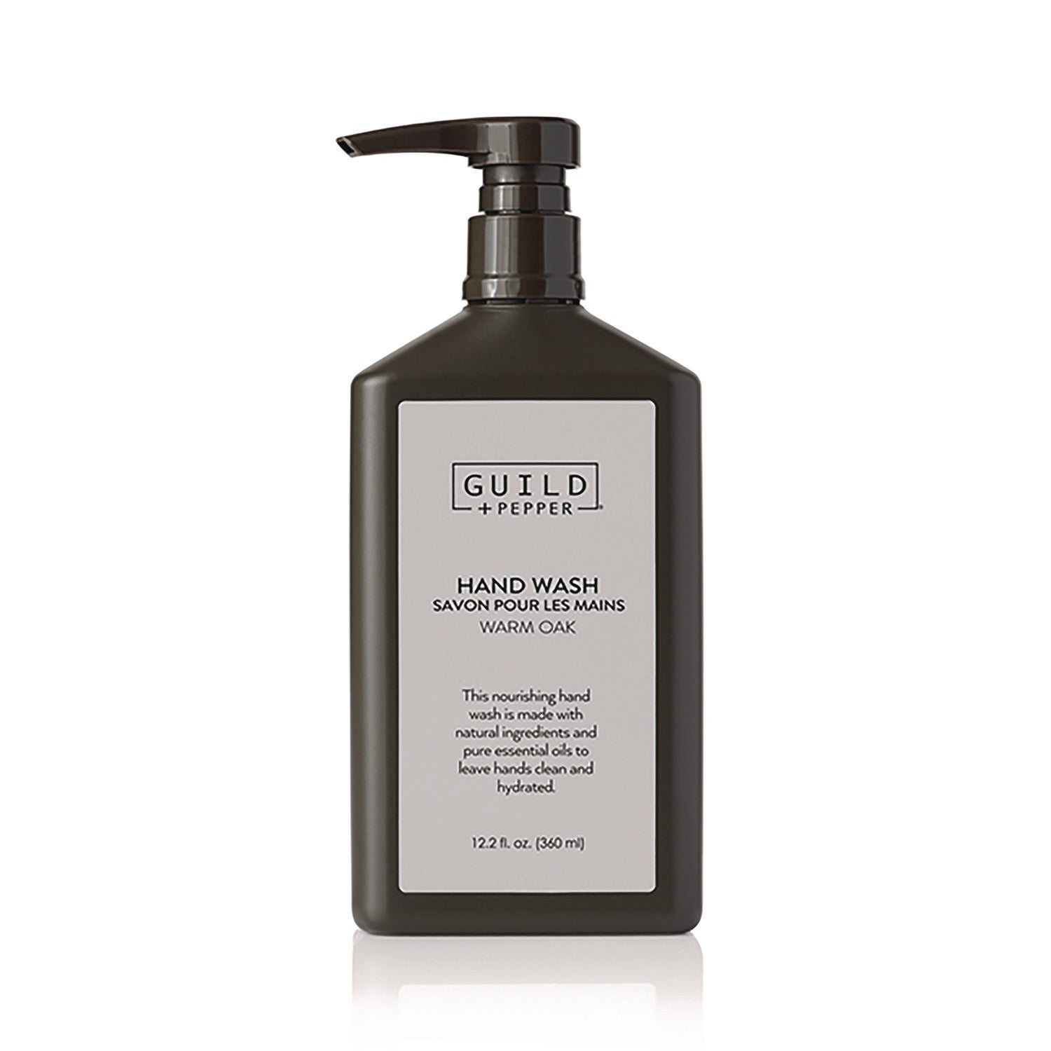 Guild+Pepper® Hand Wash, Warm Oak Scent, 12.2 oz, 12/Carton