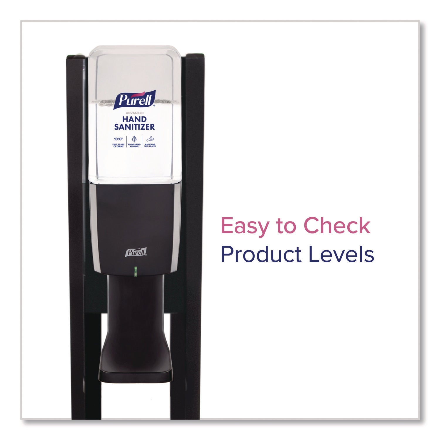 PURELL® ES10 Dispenser Floor Stand with Automatic Hand Sanitizer Dispenser, 15.56 x 11.75 x 51.82, Graphite - Bloom Skins