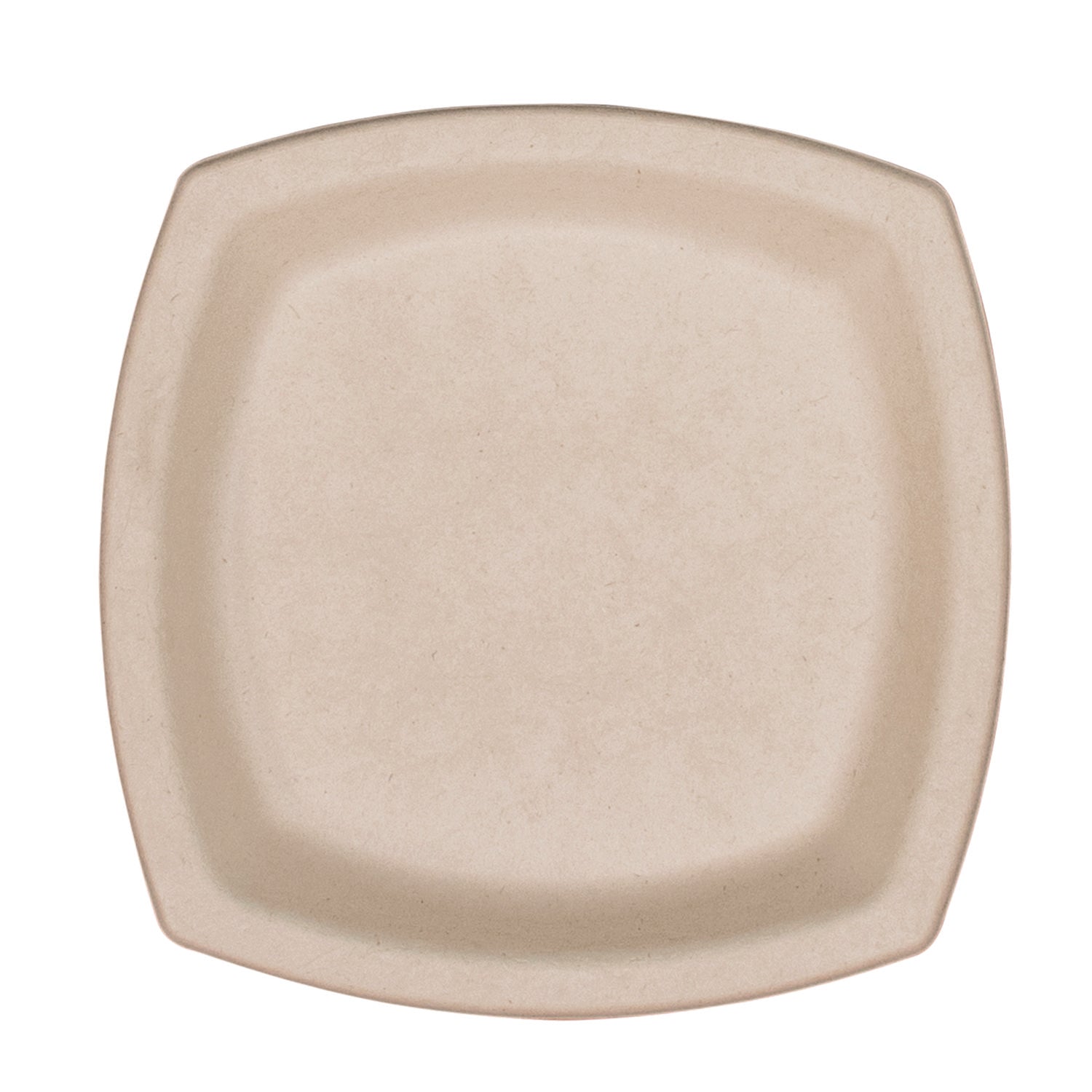 Dart® Compostable Molded Fiber Dinnerware, ProPlanet Seal, Plate, 6.7 x 6.7, Tan, 125/Pack