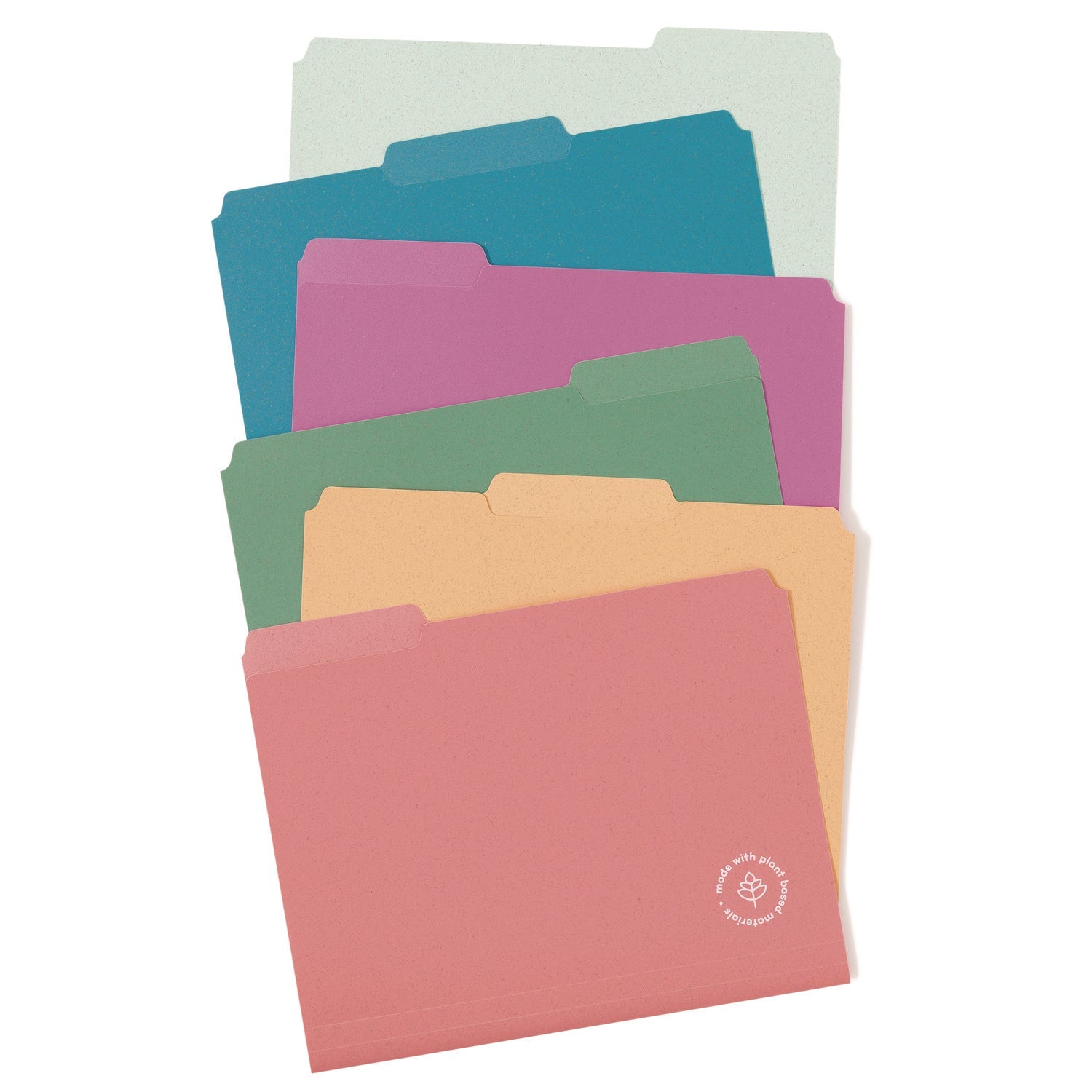 U-Eco Poly File Folders | 24-Pack Assorted