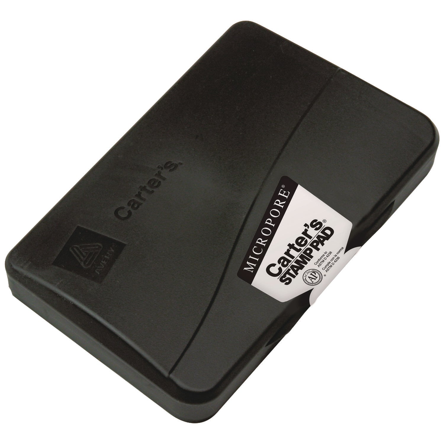 Pre-Inked Micropore Stamp Pad | 6.25"x3.25" Black