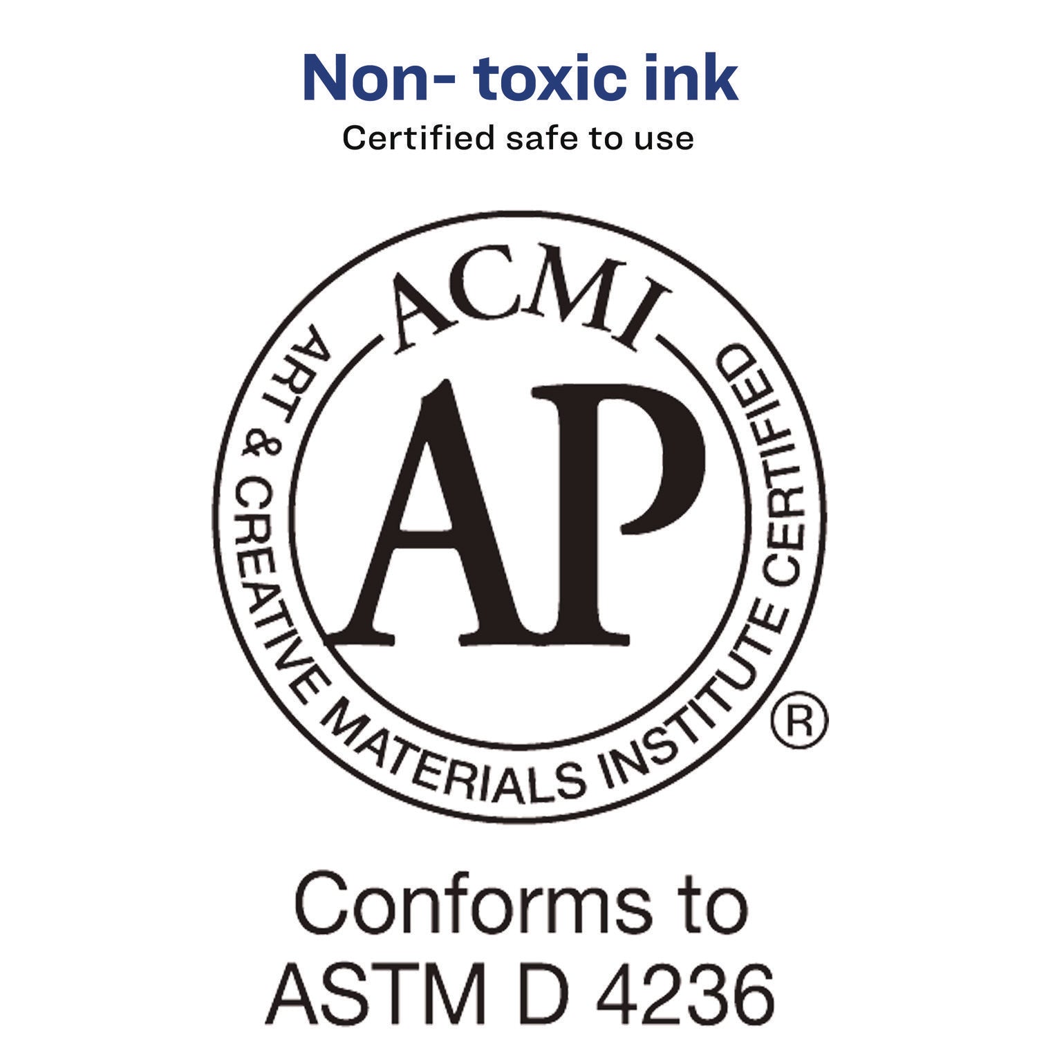 Carter's™ Pre-Inked Foam Stamp Pad, 4.25" x 2.75", Black