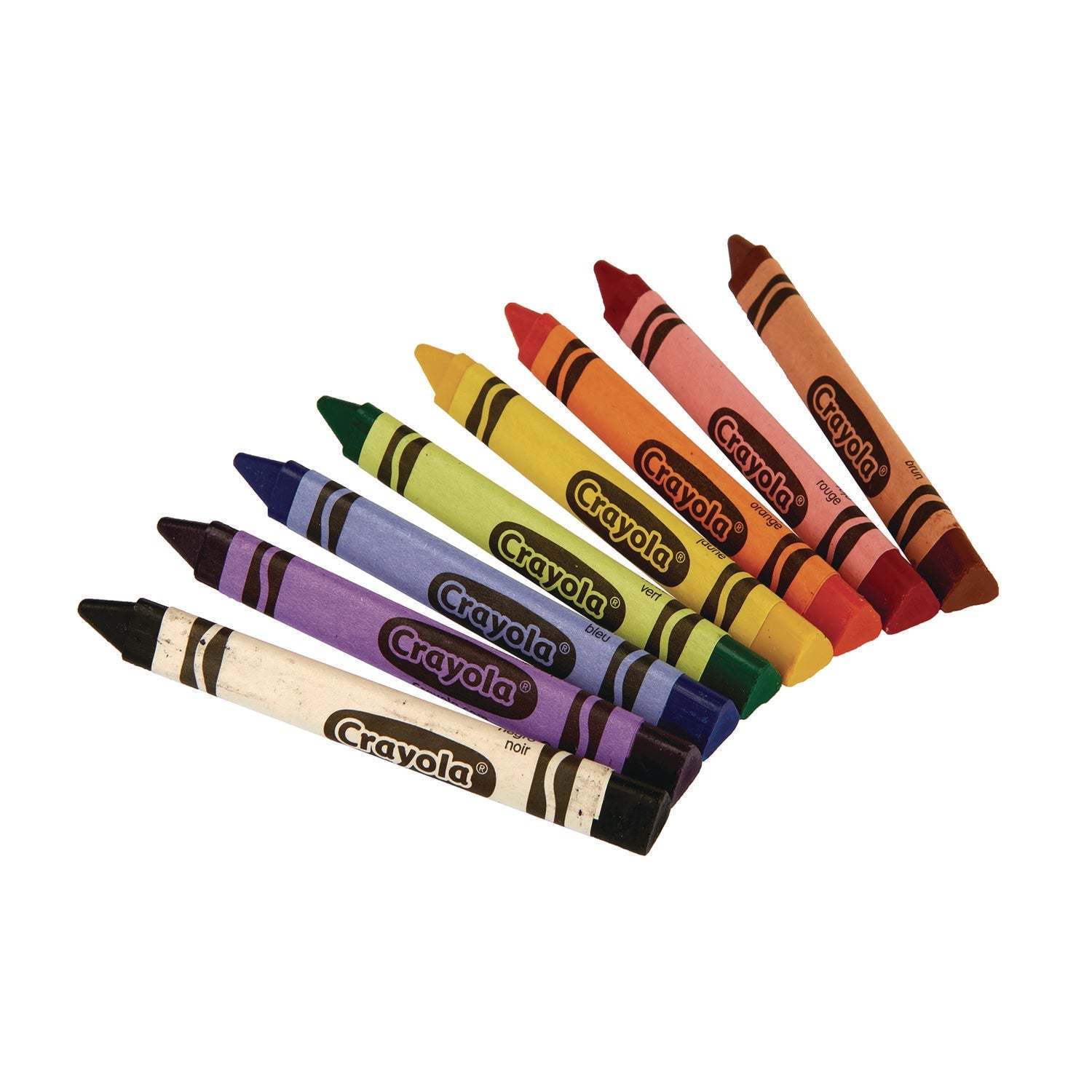 Crayola® Triangular Crayons, 8 Colors/box