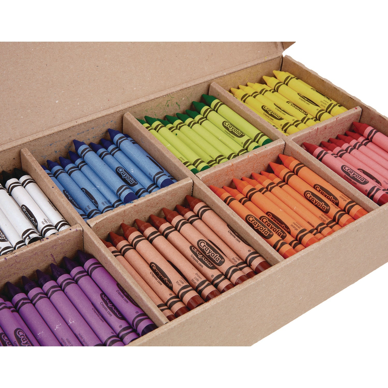 Crayola® Classpack Large Size Crayons, 50 Each Of 8 Colors, 400/box