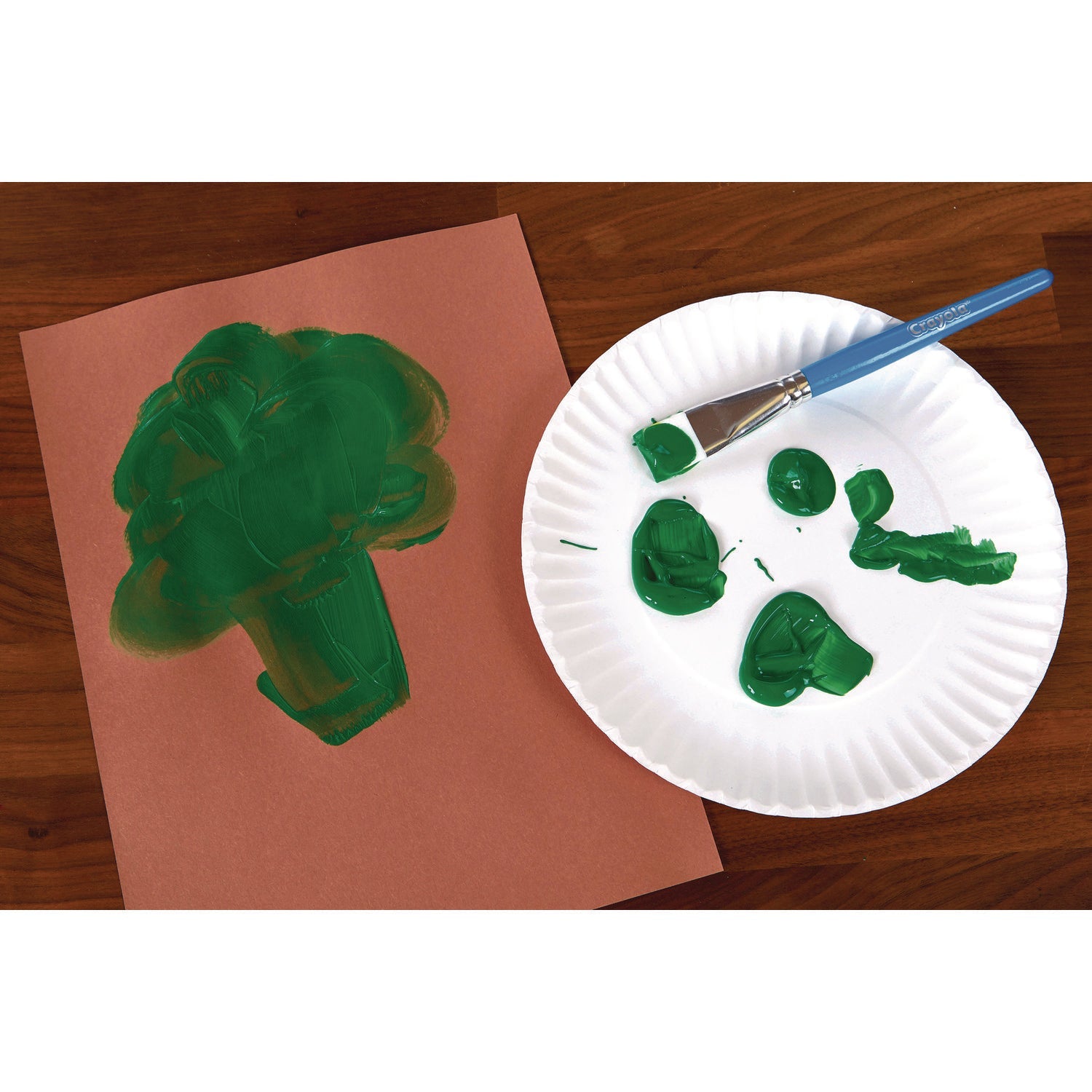 Crayola® Premier Tempera Paint, Green, 16 Oz Bottle