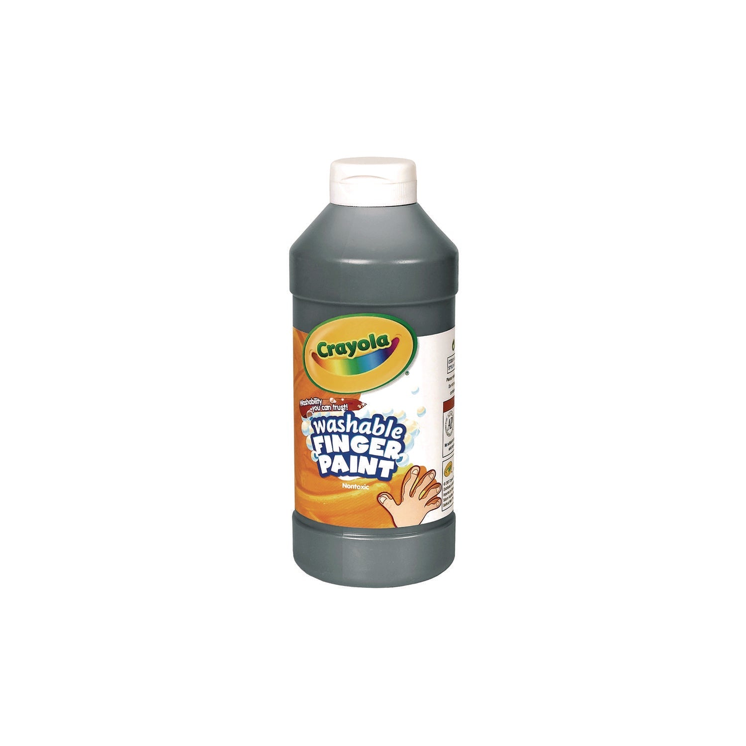 Crayola® Washable Fingerpaint, Black, 16 Oz Bottle