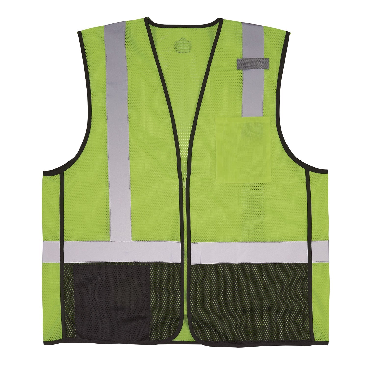 ergodyne® GloWear 8210Z Hi-Vis Class 2 Mesh Vest, 2X-Large to 3X-Large, Lime