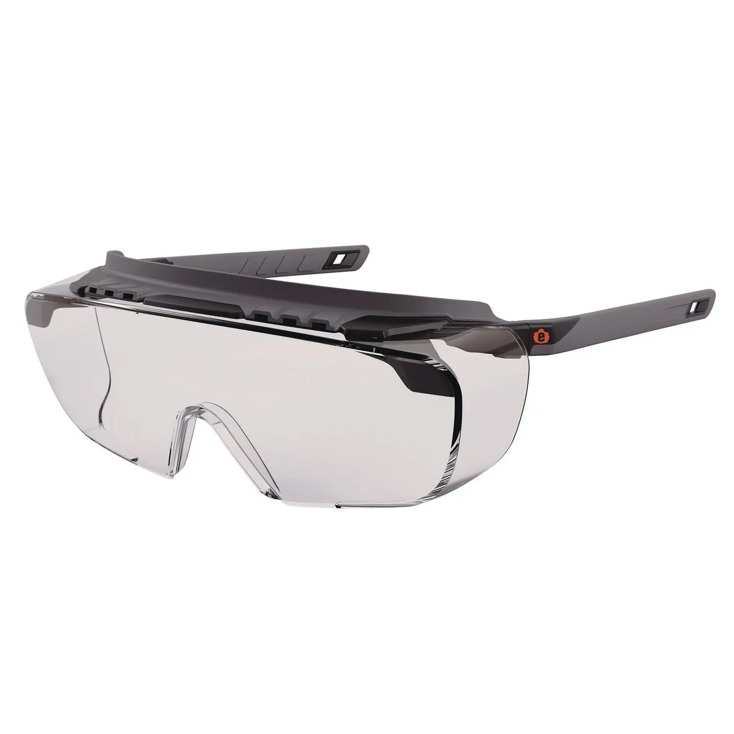 ergodyne® Skullerz OSMIN Safety Glasses, Matte Black Polycarbonate Frame, Clear Polycarbonate Lens