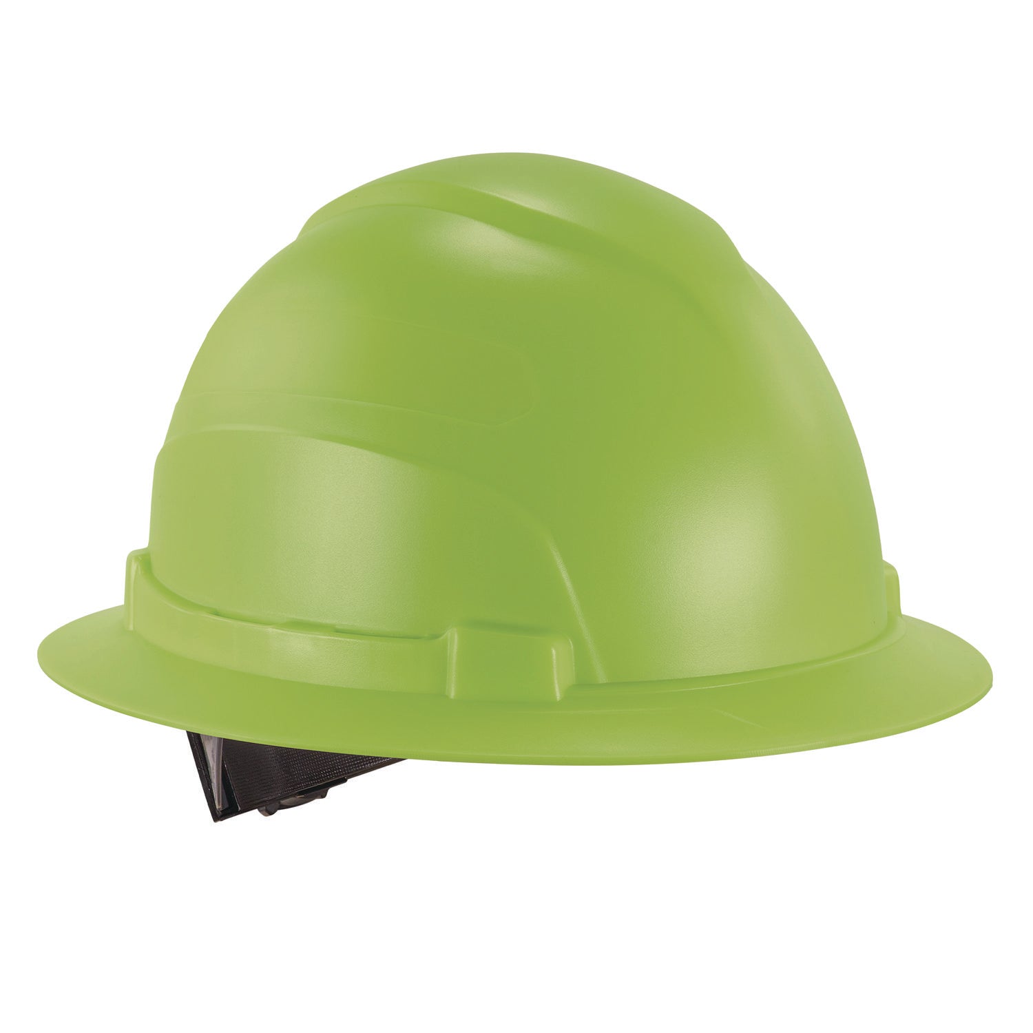 ergodyne® Skullerz 8969 Class E Lightweight Full Brim Hard Hat, 6-Point Rachet Suspension, Lime