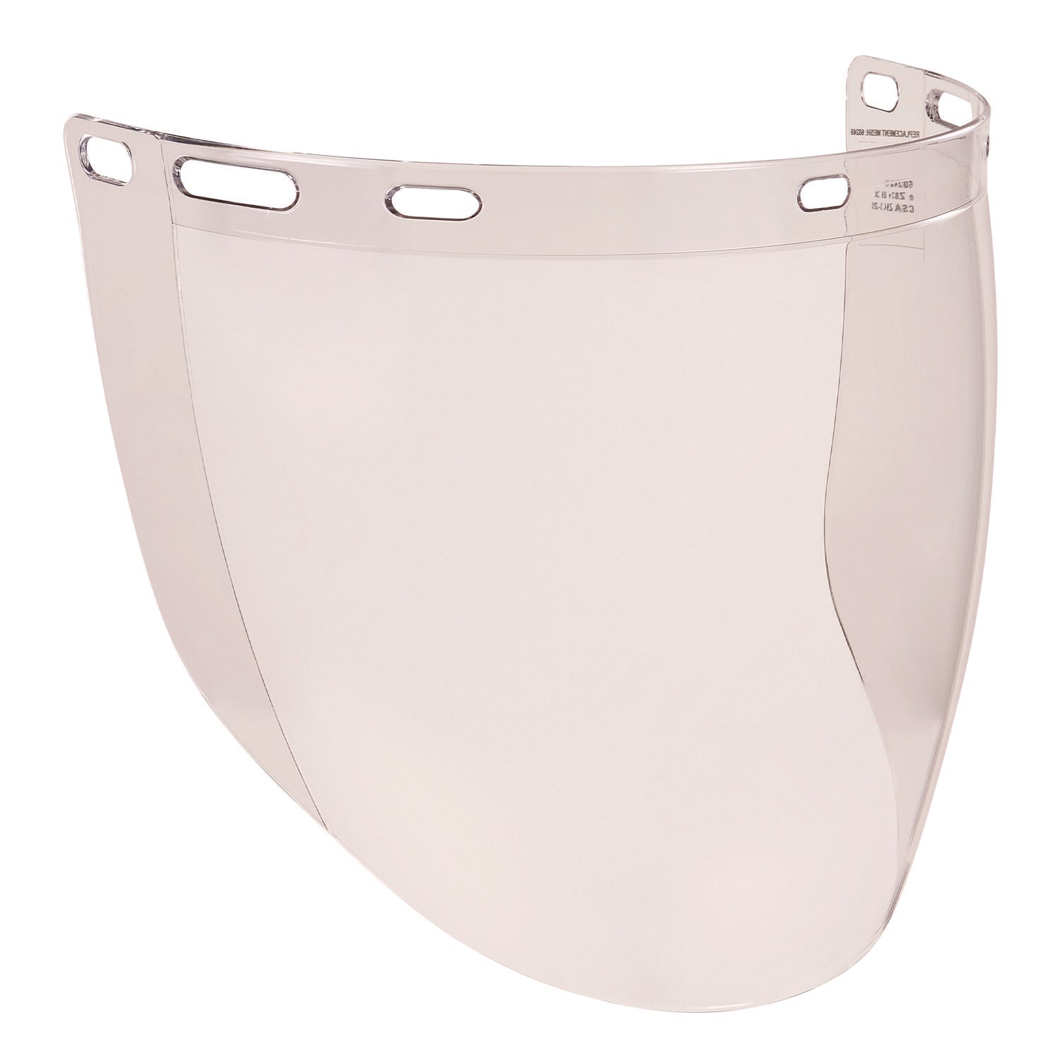 ergodyne® Skullerz 8997 Anti-Scratch/Anti-Fog Face Shield Replacement, Cap-Style/Safety Helmet, Clear Lens