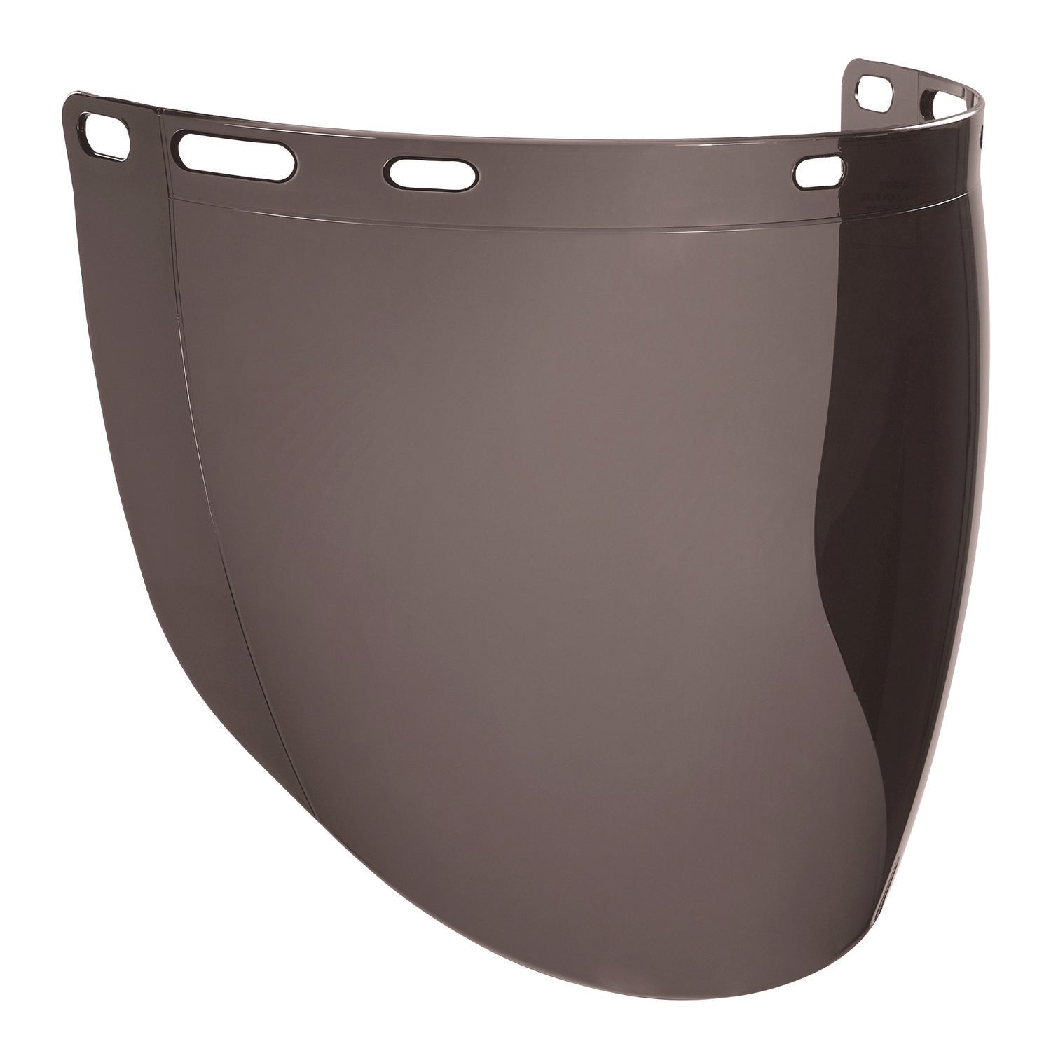 ergodyne® Skullerz 8997 Anti-Scratch/Anti-Fog Face Shield Replacement, Cap-Style/Safety Helmet, Smoke Lens