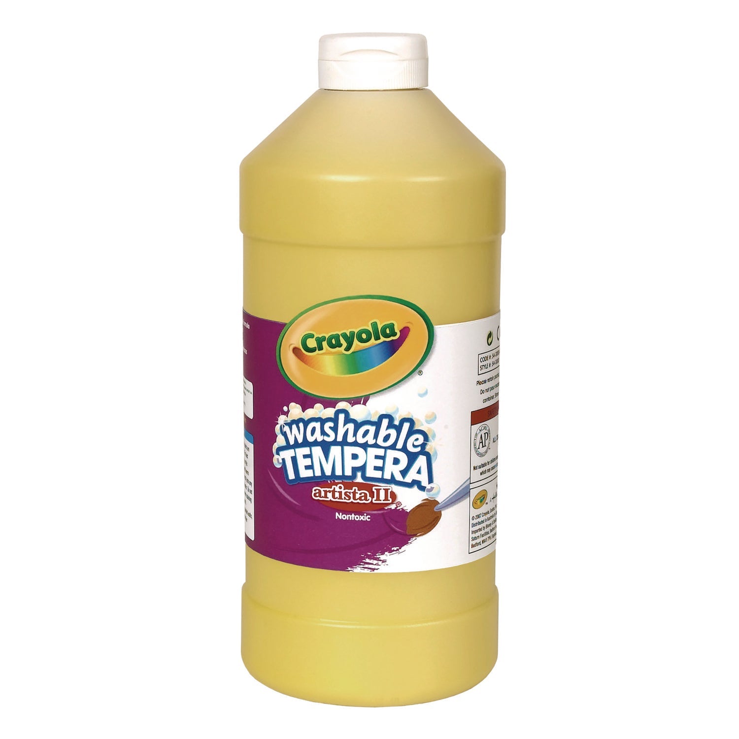 Washable Tempera Paint | Yellow, 32oz, Crayola®