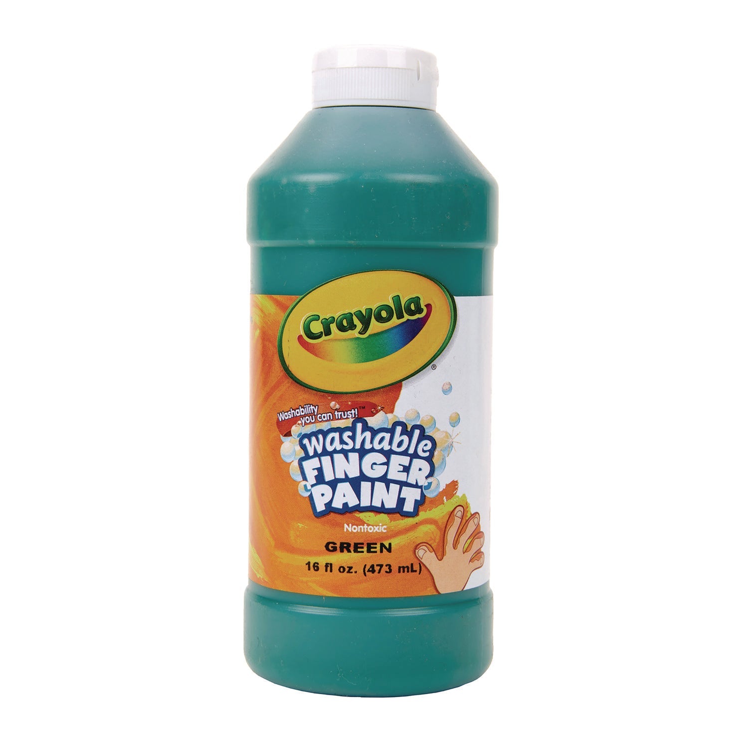 Washable Fingerpaint | Green, 16oz, Crayola®
