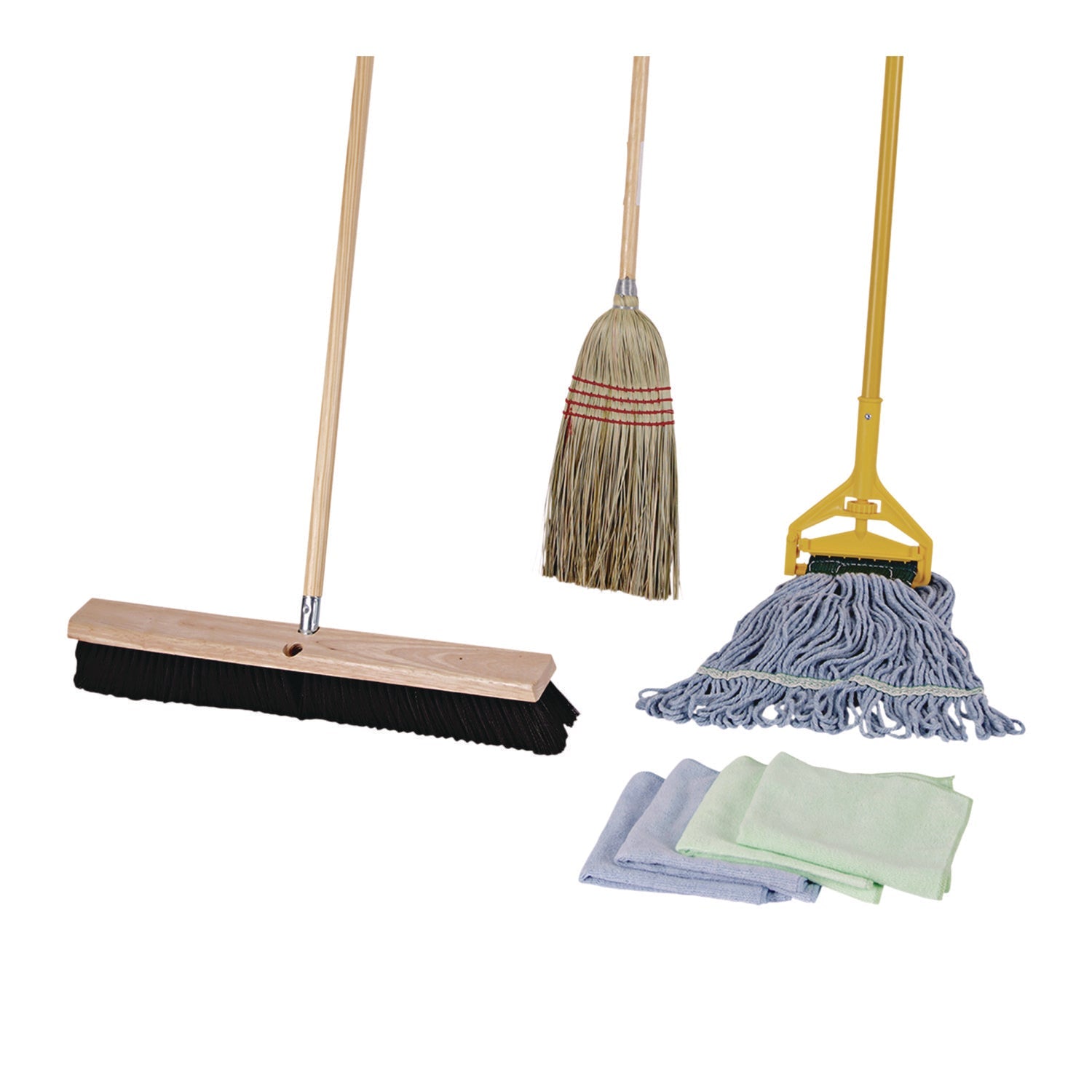 Cleaning Kit | Medium Blue Head, 60" Handle