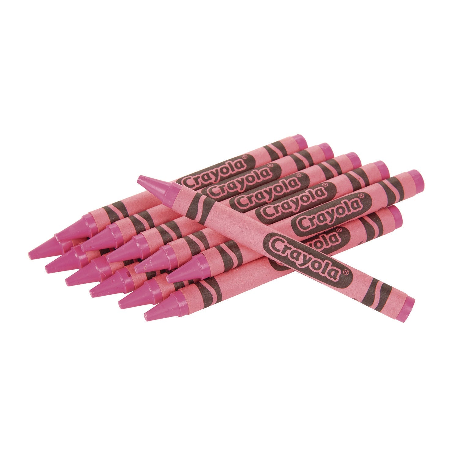 Crayola® Bulk Crayons, Carnation Pink, 12/box