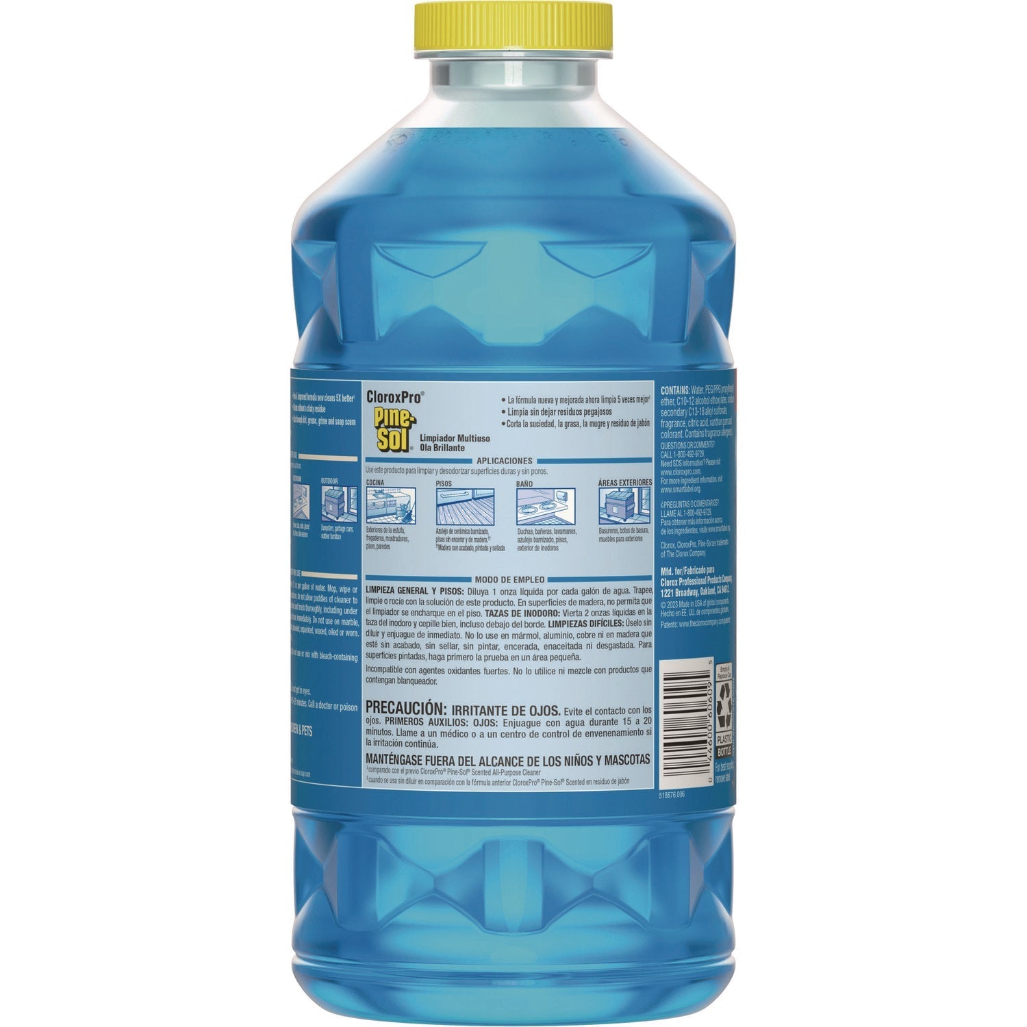 Pine-Sol® CloroxPro Multi-Surface Cleaner Concentrated, Sparkling Wave Scent, 80 oz Bottle