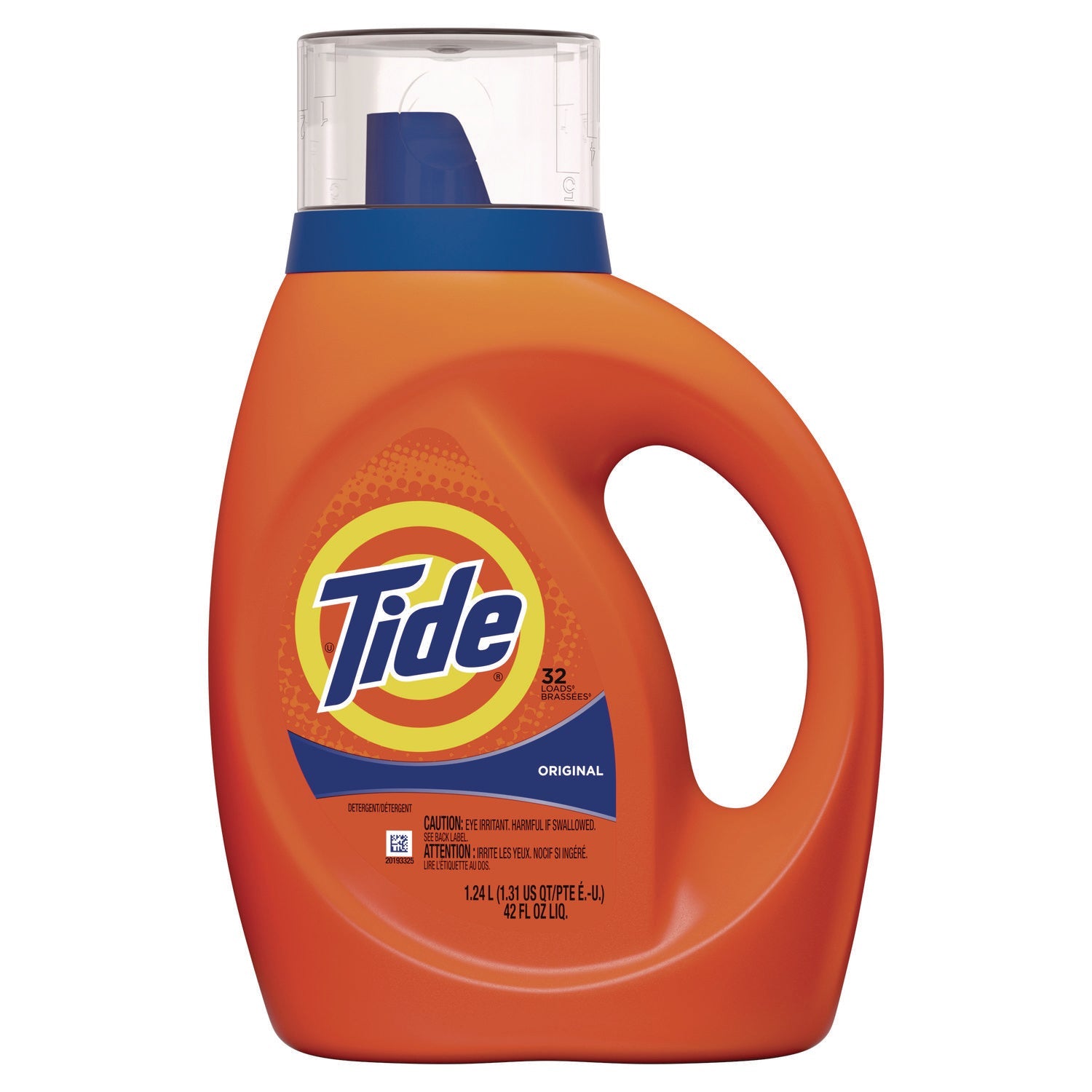 Tide® HE Liquid Tide Laundry Detergent, 32 Loads, 42 oz Bottle, 6/Carton