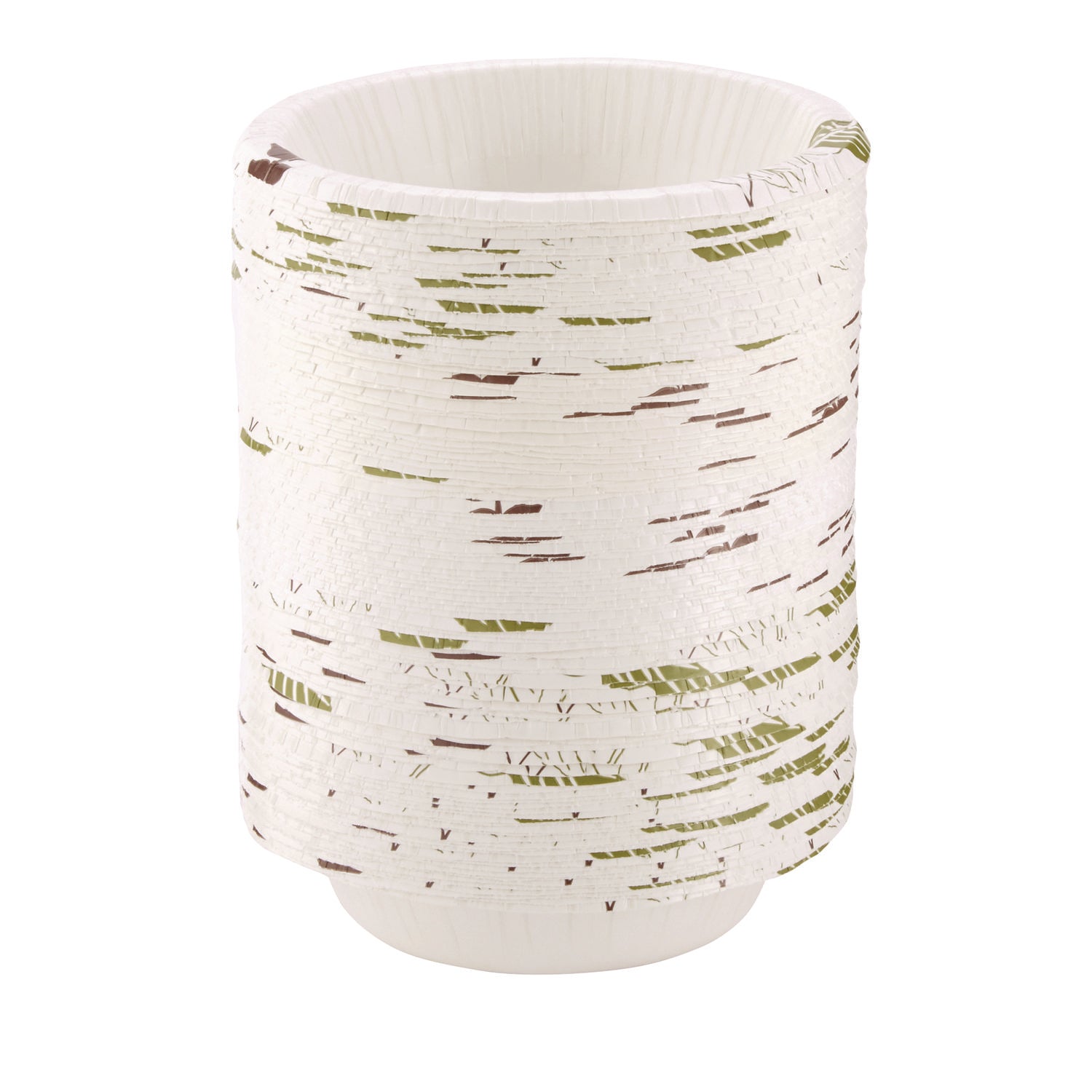 Dixie® Pathways with Soak Proof Shield Heavyweight Paper Bowls, WiseSize, 12 oz, Green/Burgundy, 125/Pack, 4 Packs/Carton