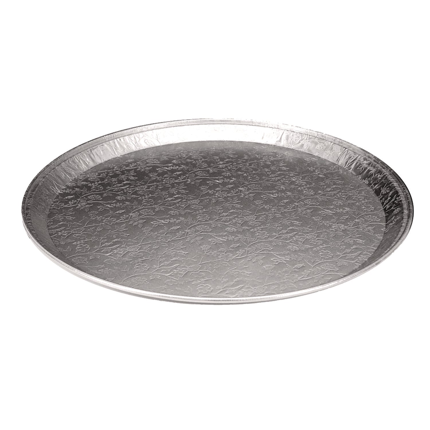 HFA® Aluminum Embossed Tray, 12" Diameter, 25/Carton