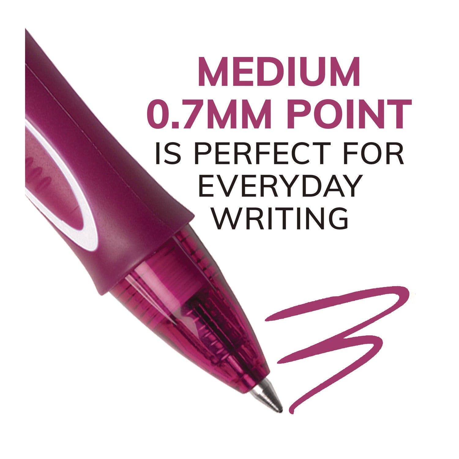 BIC® Gel-ocity Quick Dry Gel Pen, Retractable, Medium 0.7 mm, Assorted Ink and Barrel Colors, 16/Pack