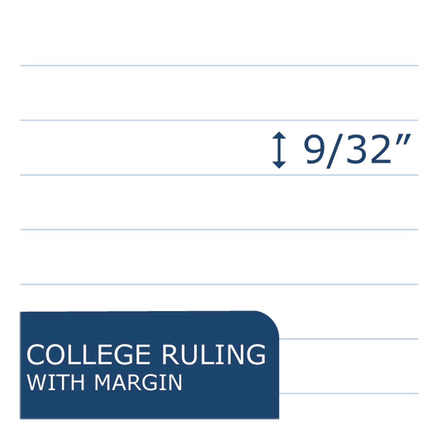 Roaring Spring® Lefty Notebook, 1 Subject, College Rule, Randomly Asst Cover Color, (200) 11 x 8.5 Sheets