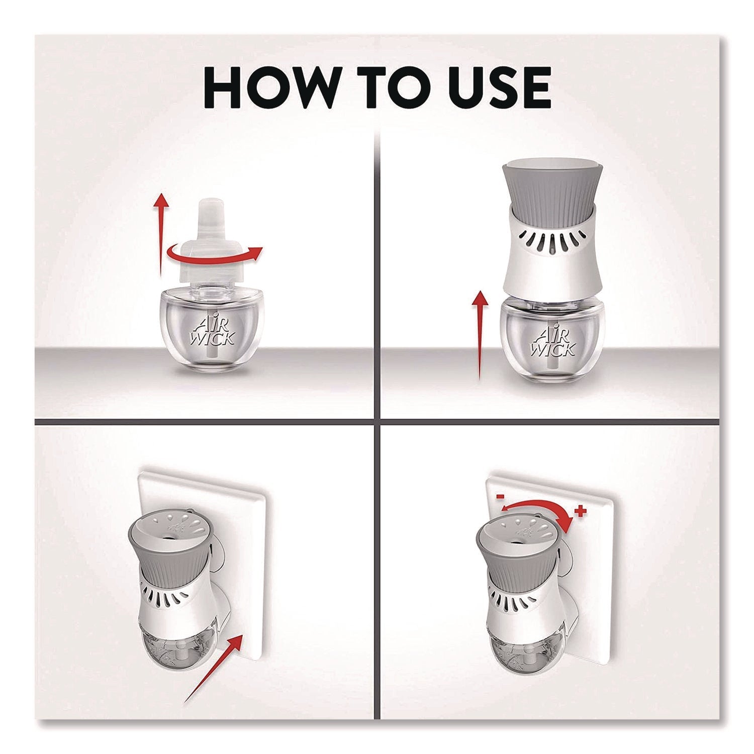 Air Wick® Plug-in Scented Oil Starter Kit, Fresh Linen, 0.67 oz, 8/Pack