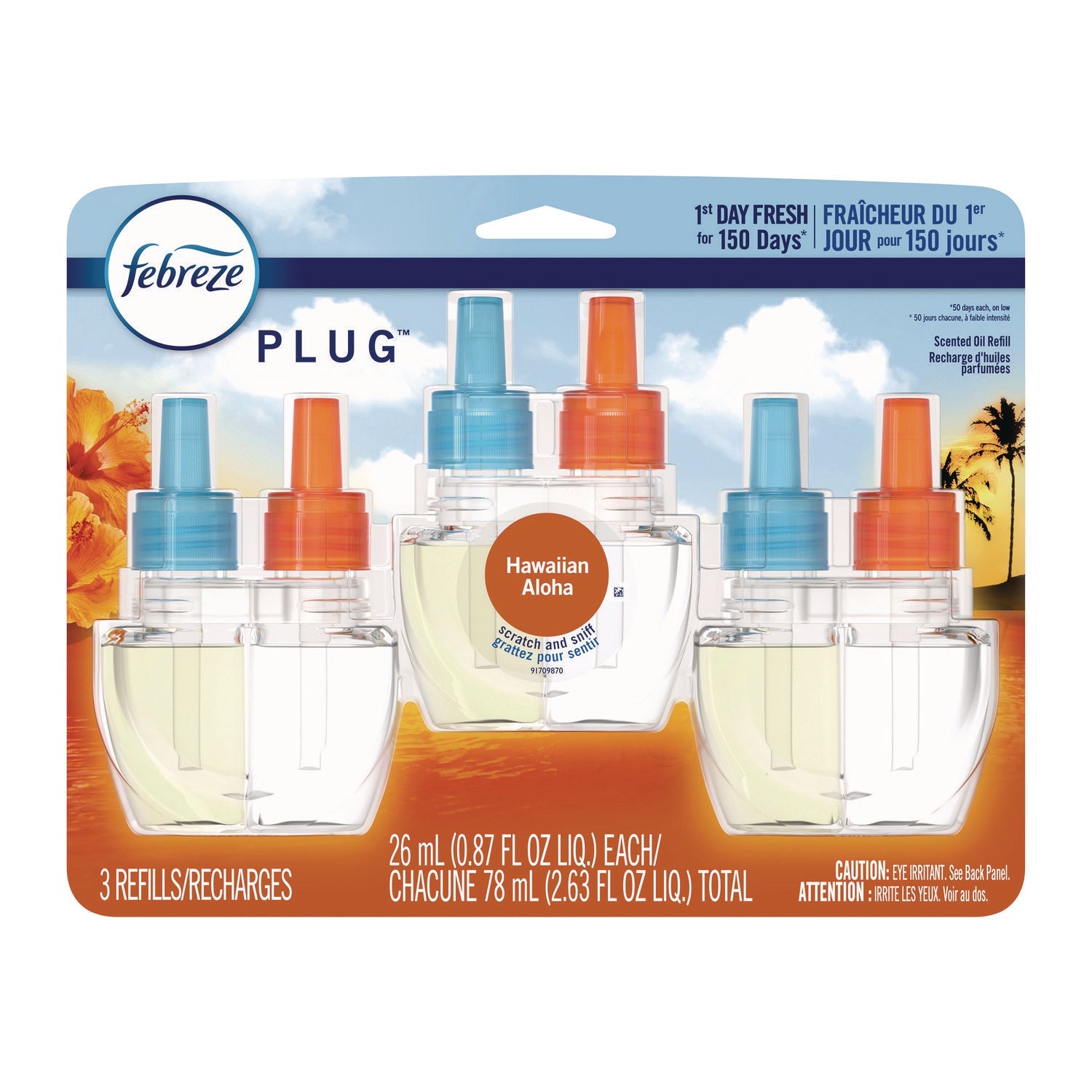 Febreze® PLUG Air Freshener Refills, Mediterranean Lavender, 0.87 oz